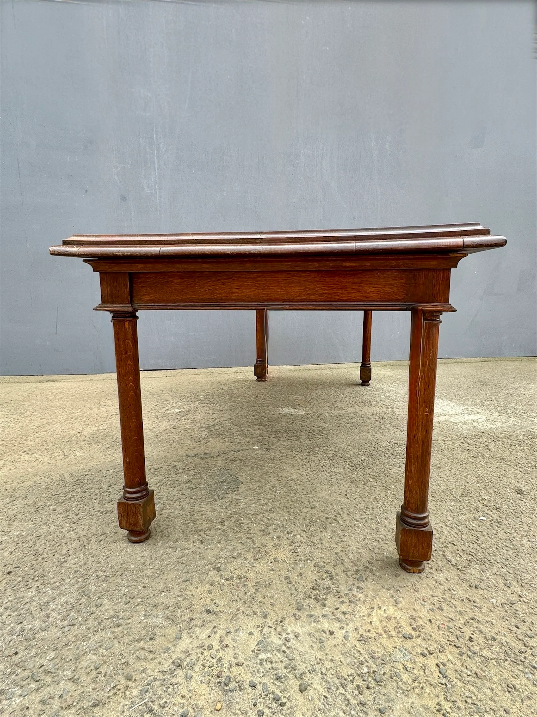 Late 1800s Large English Oak Table - Image 9