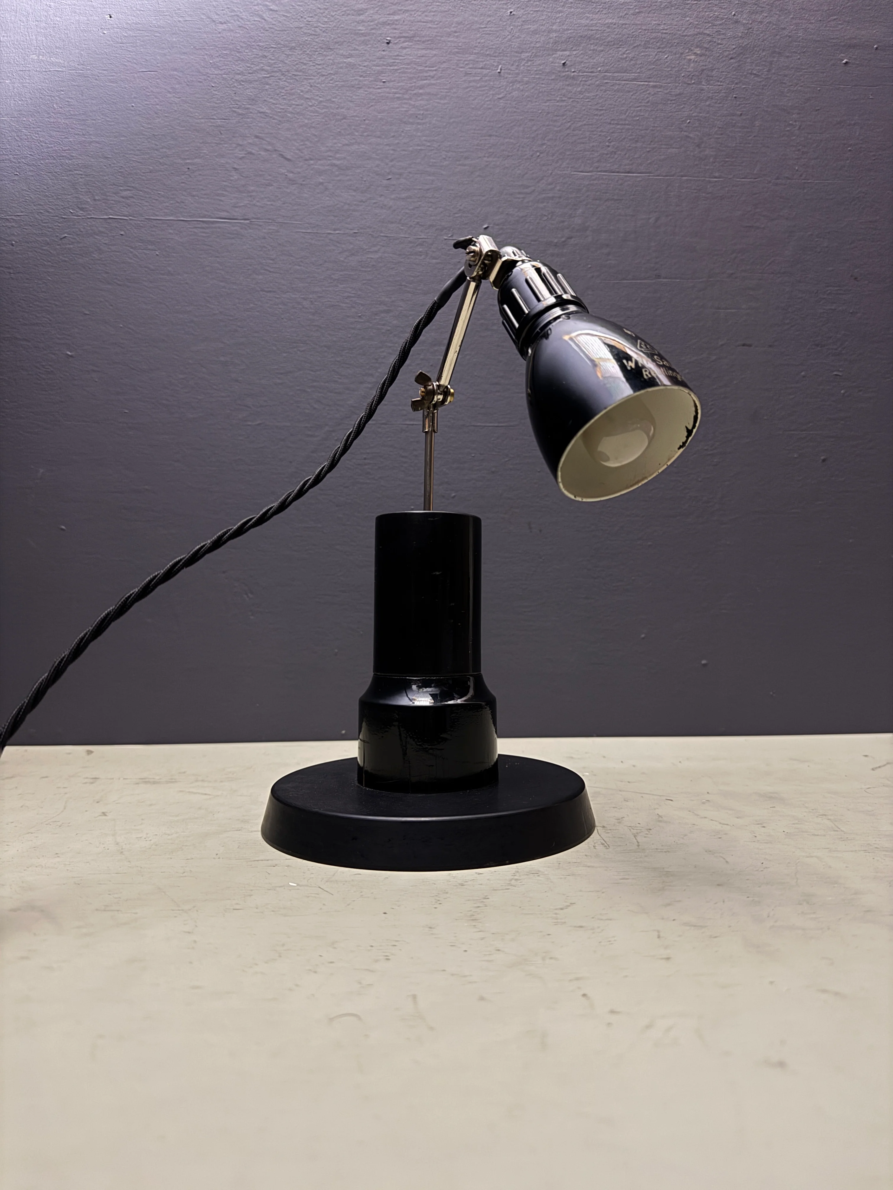 1920s Bakelite Table Lamp By FK Germany - Image 3