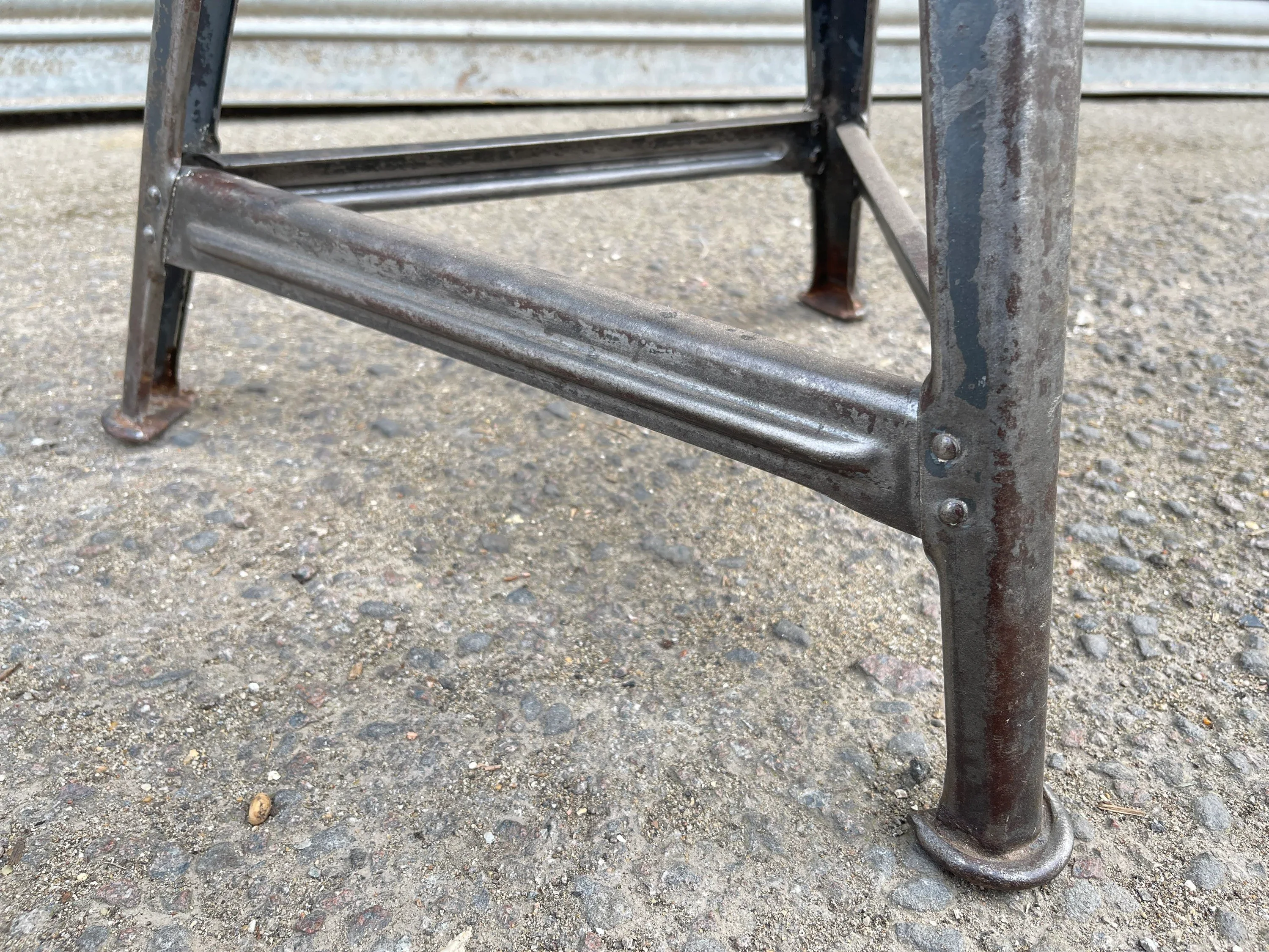 1920s Rowac Industrial Stool - Image 10
