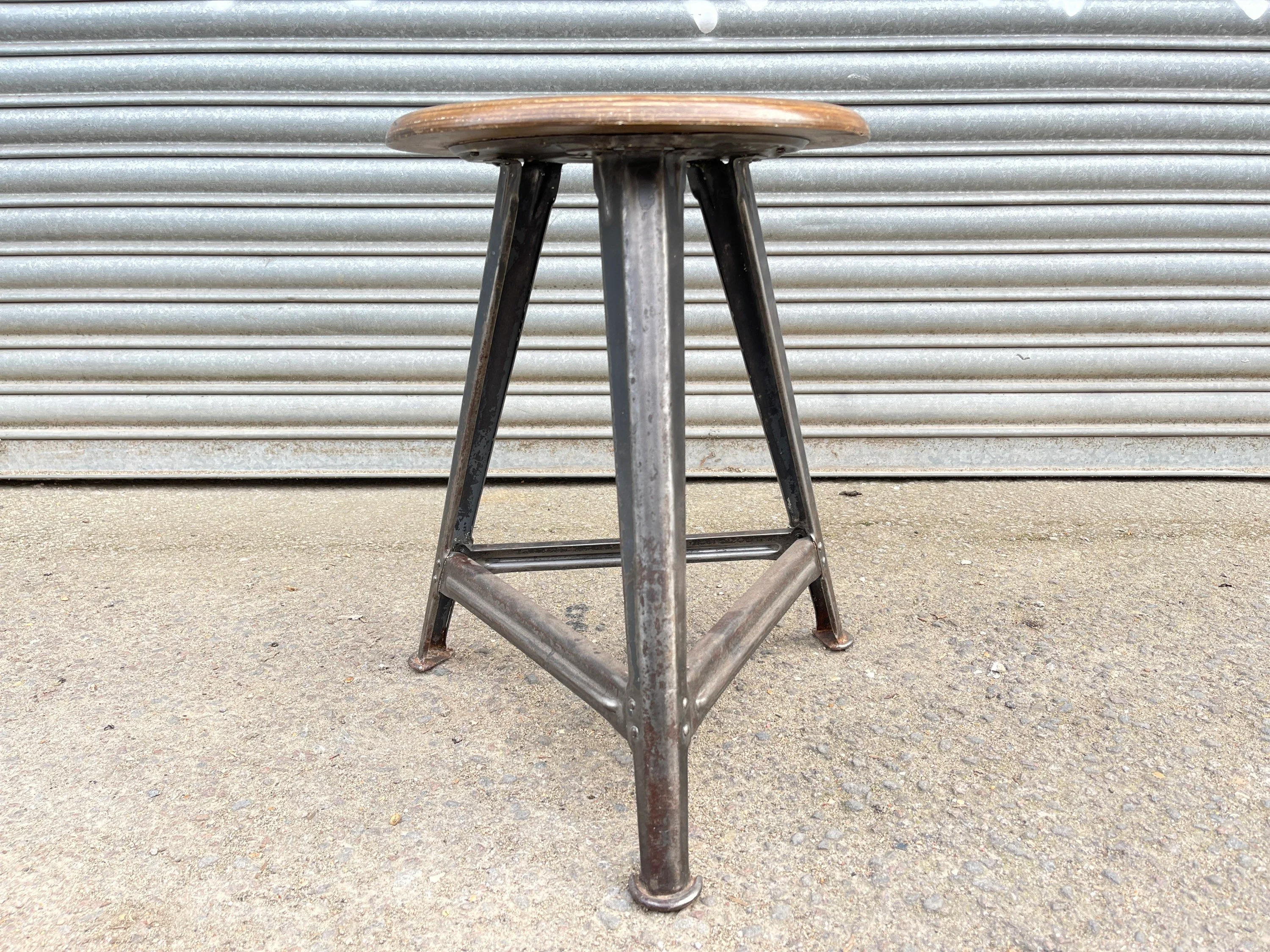 1920s Rowac Industrial Stool - Image 2
