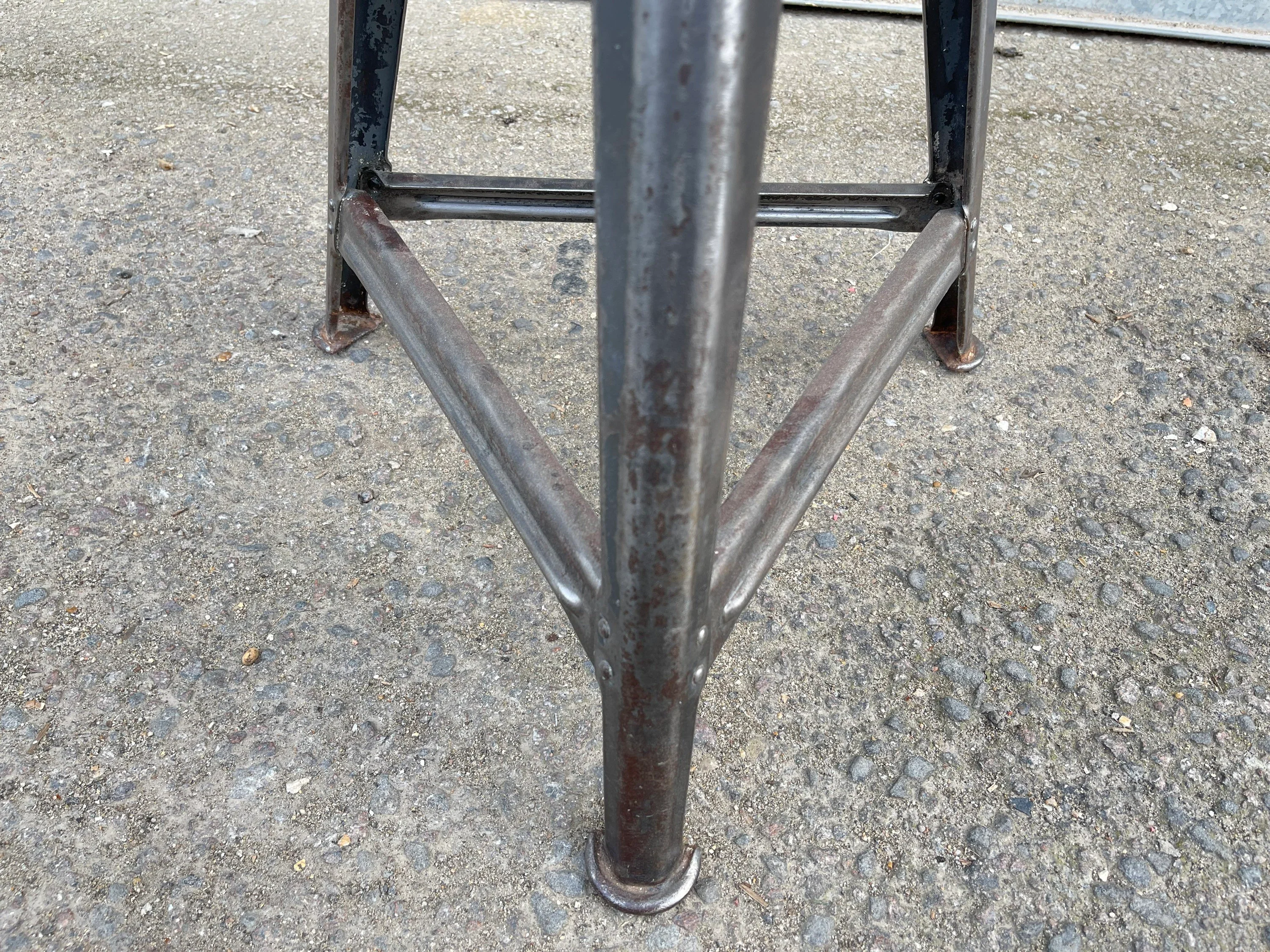 1920s Rowac Industrial Stool - Image 7
