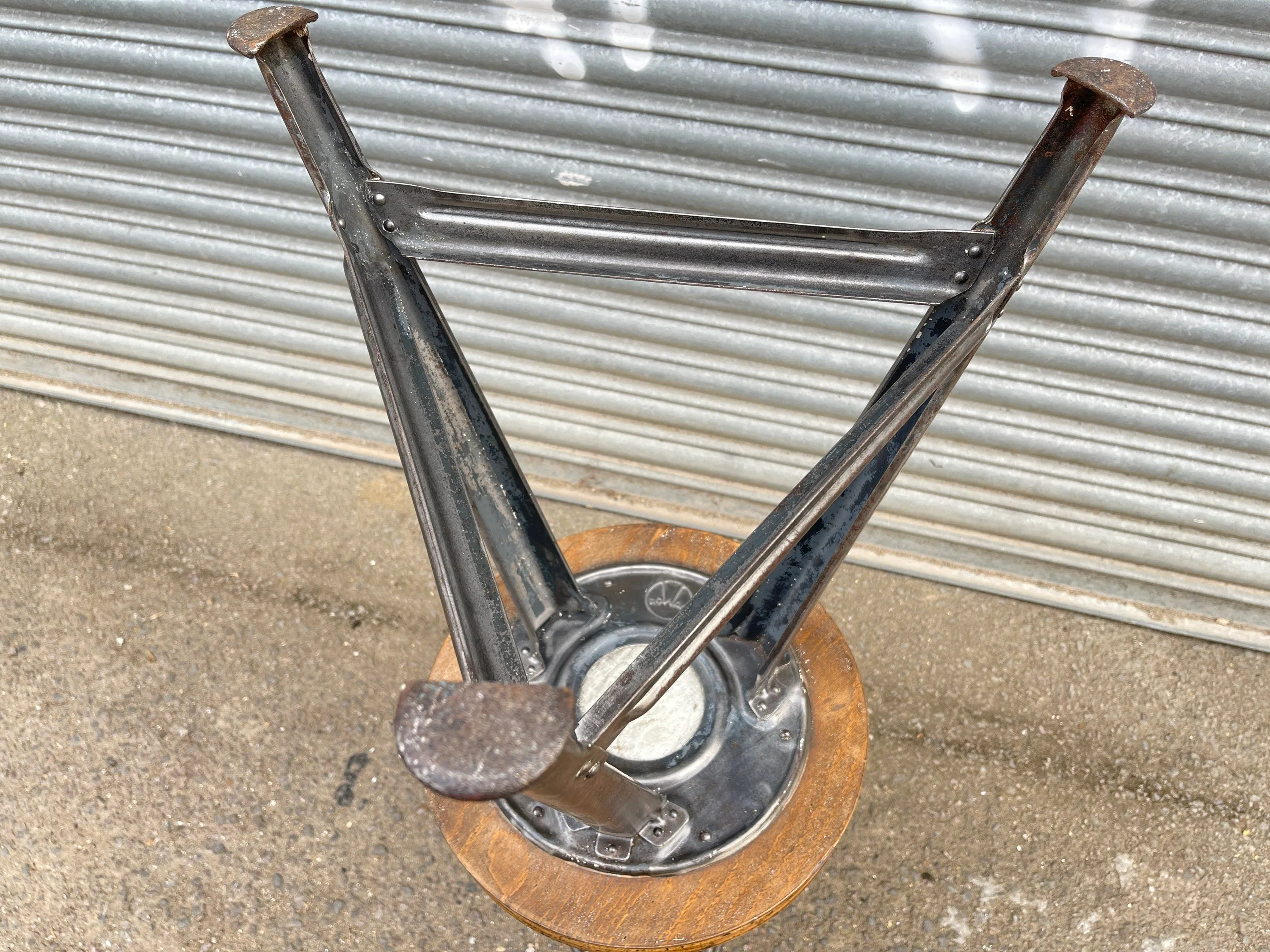 1920s Rowac Industrial Stool - Image 8