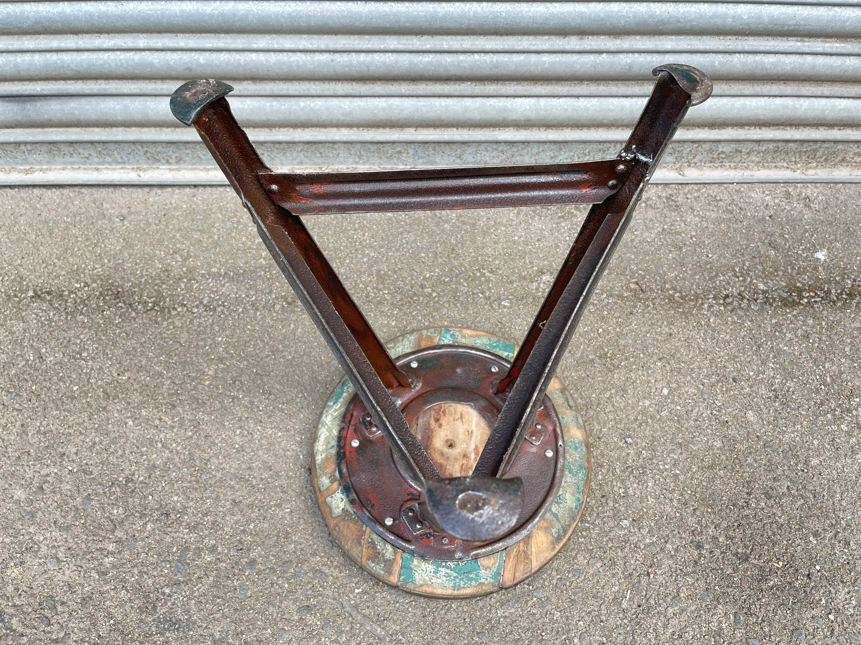 1920s Rowac Industrial Stool For Chemnitz University of Technology - Image 10