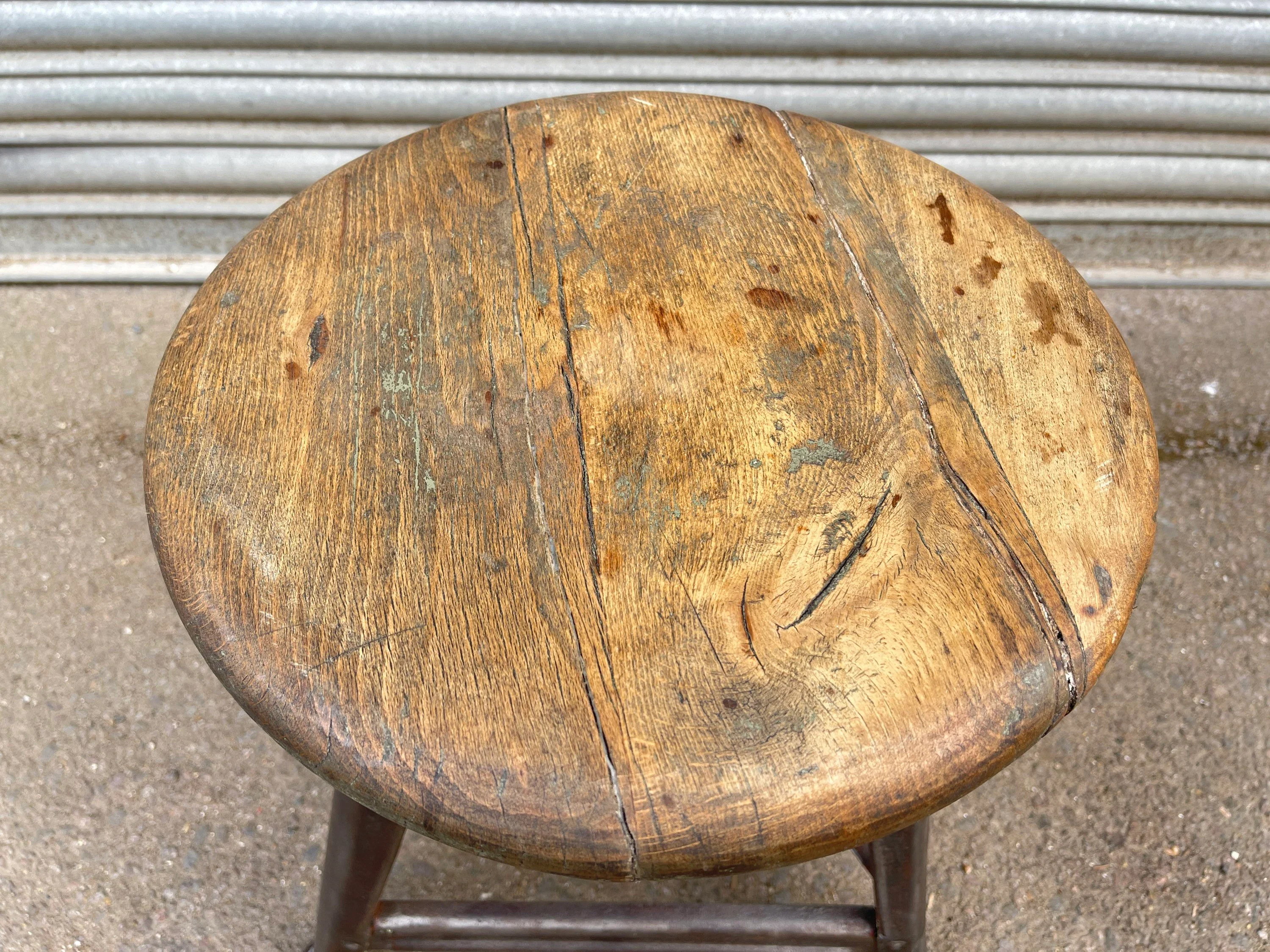 1920s Rowac Industrial Stool For Chemnitz University of Technology - Image 5