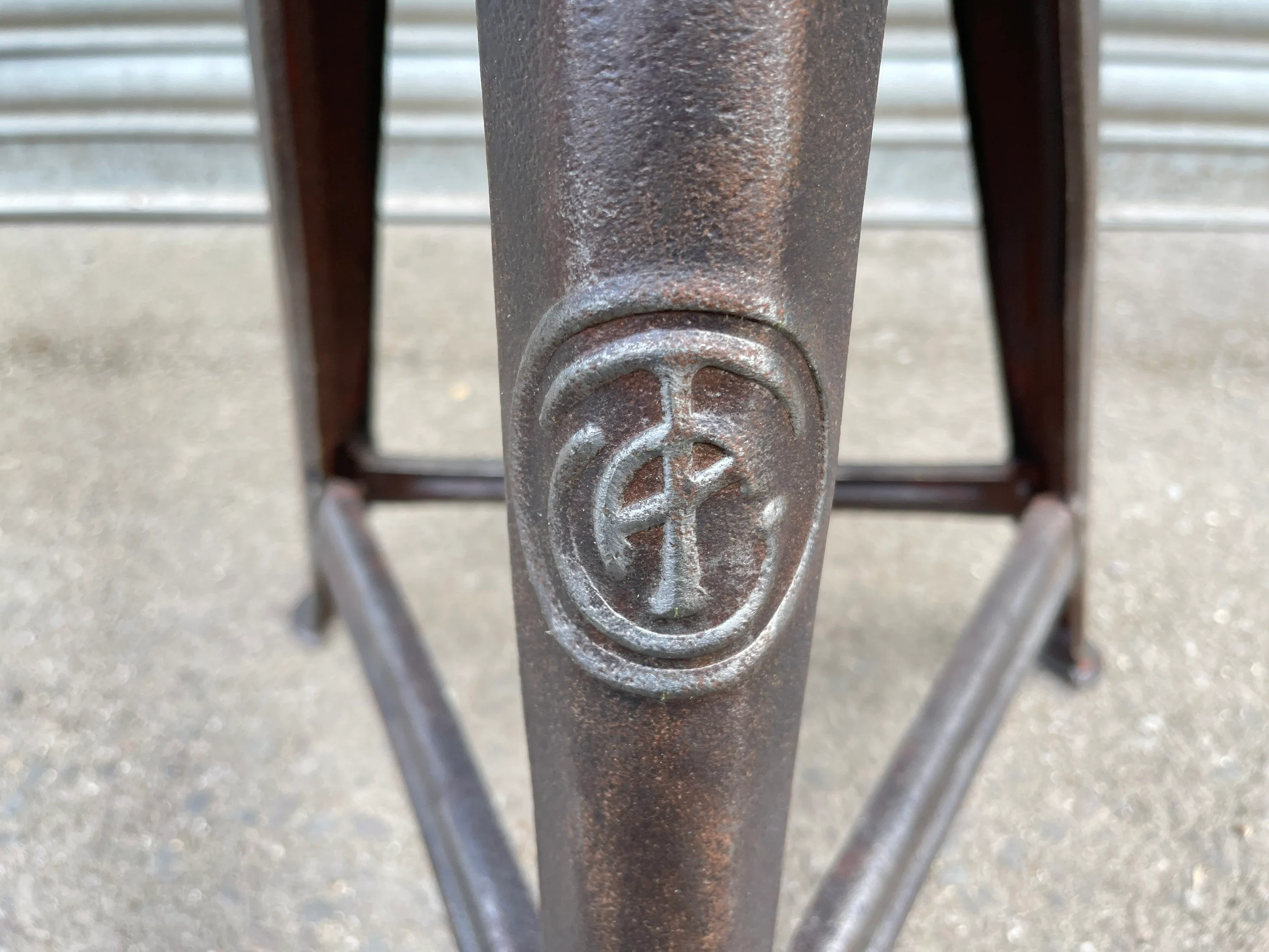 1920s Rowac Industrial Stool For Chemnitz University of Technology - Image 7
