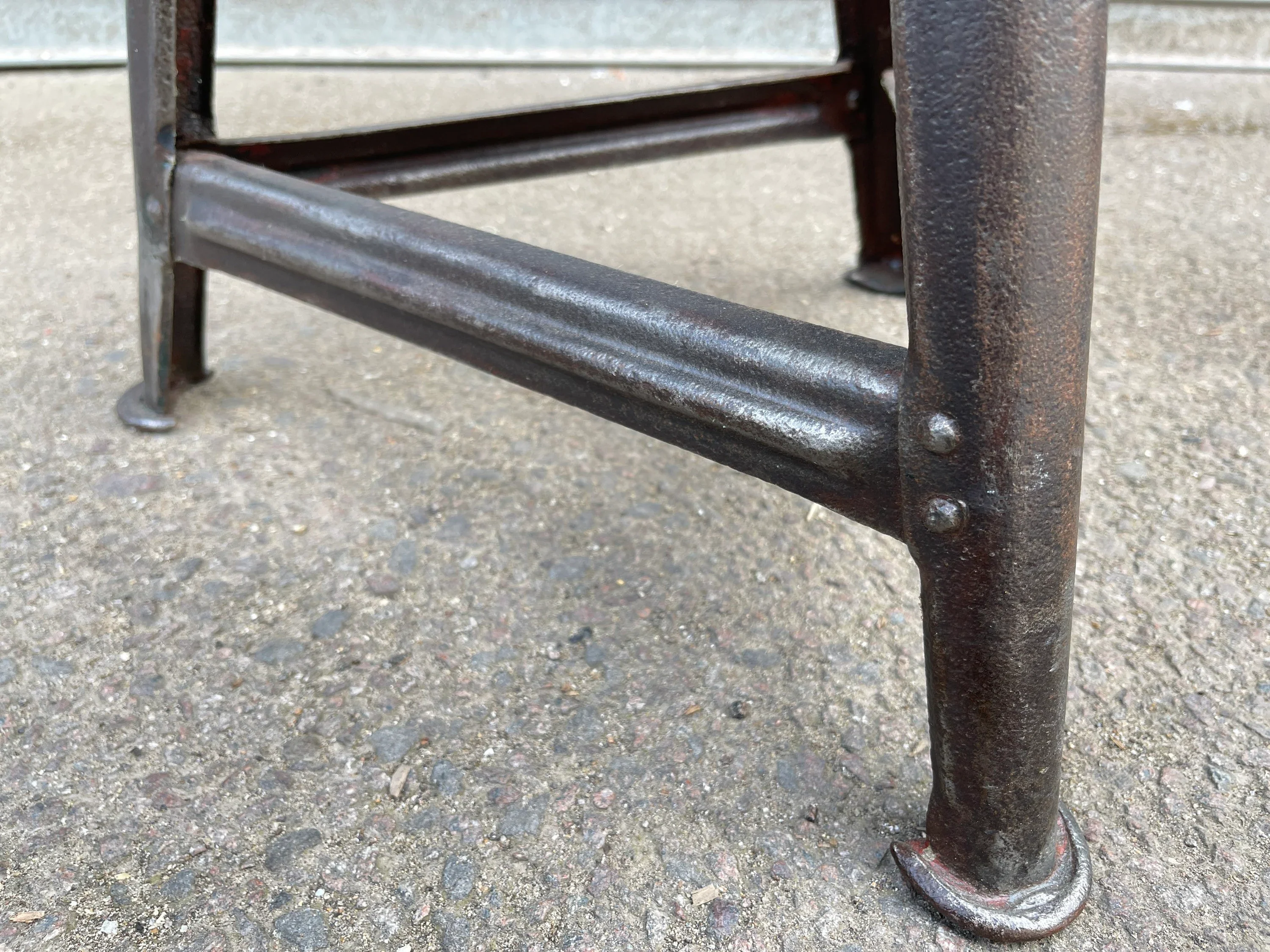 1920s Rowac Industrial Stool For Chemnitz University of Technology - Image 9