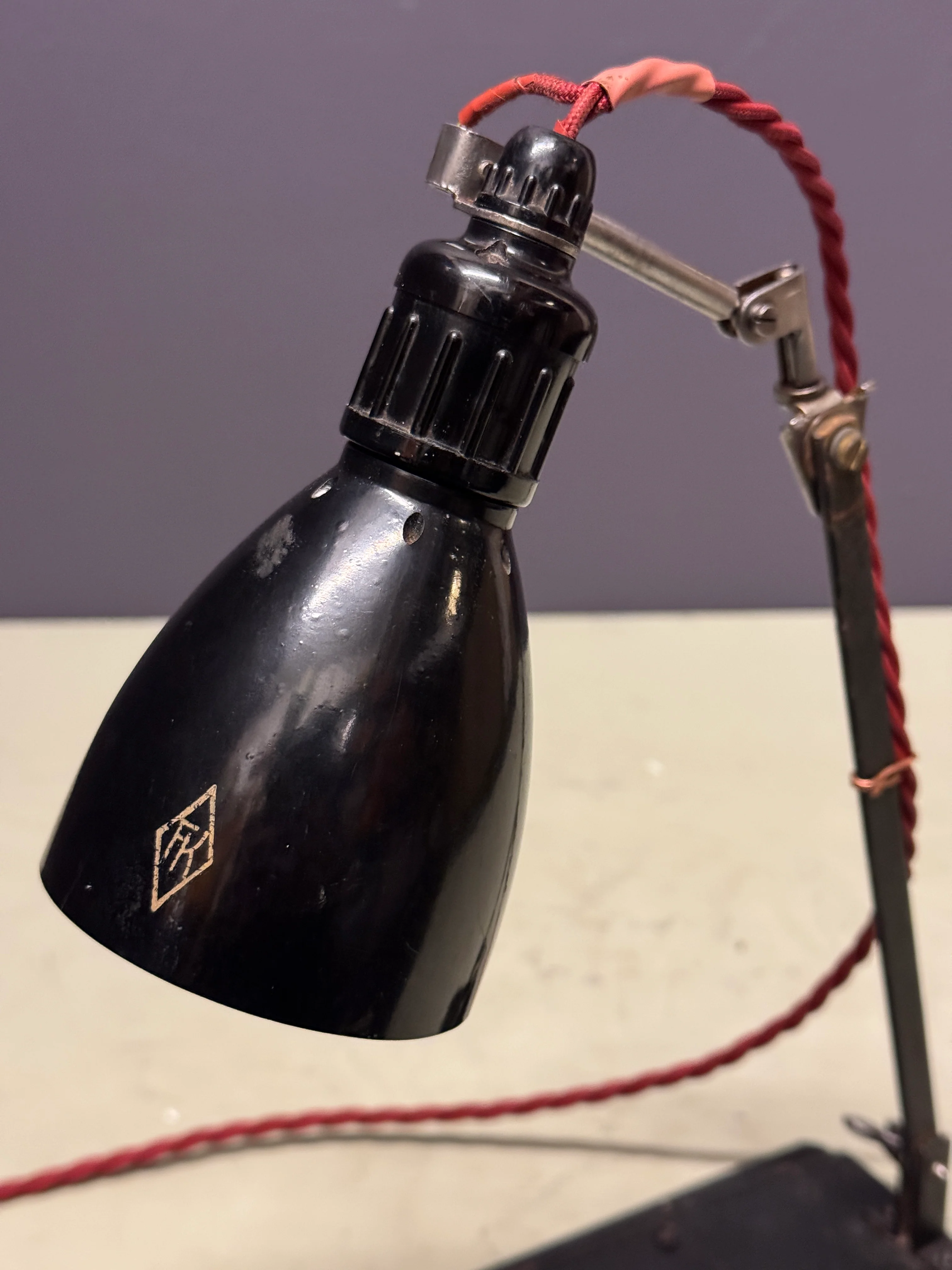 1920s Wall & Table Lamp Marked Hrabowski Foto Kino Berlin Spandau - Image 8