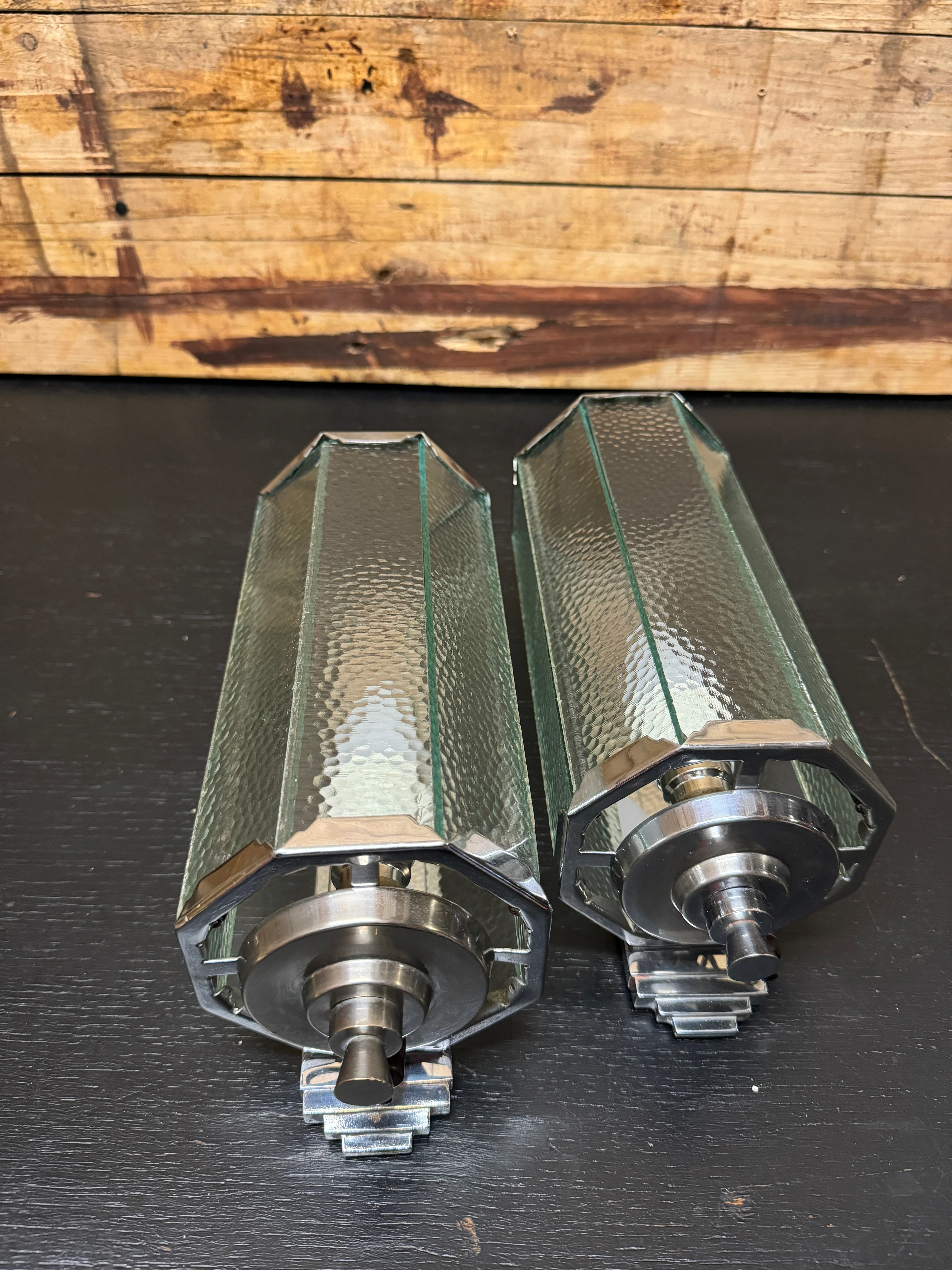 1930s Pair Of Art Deco Wall Lights - Image 7