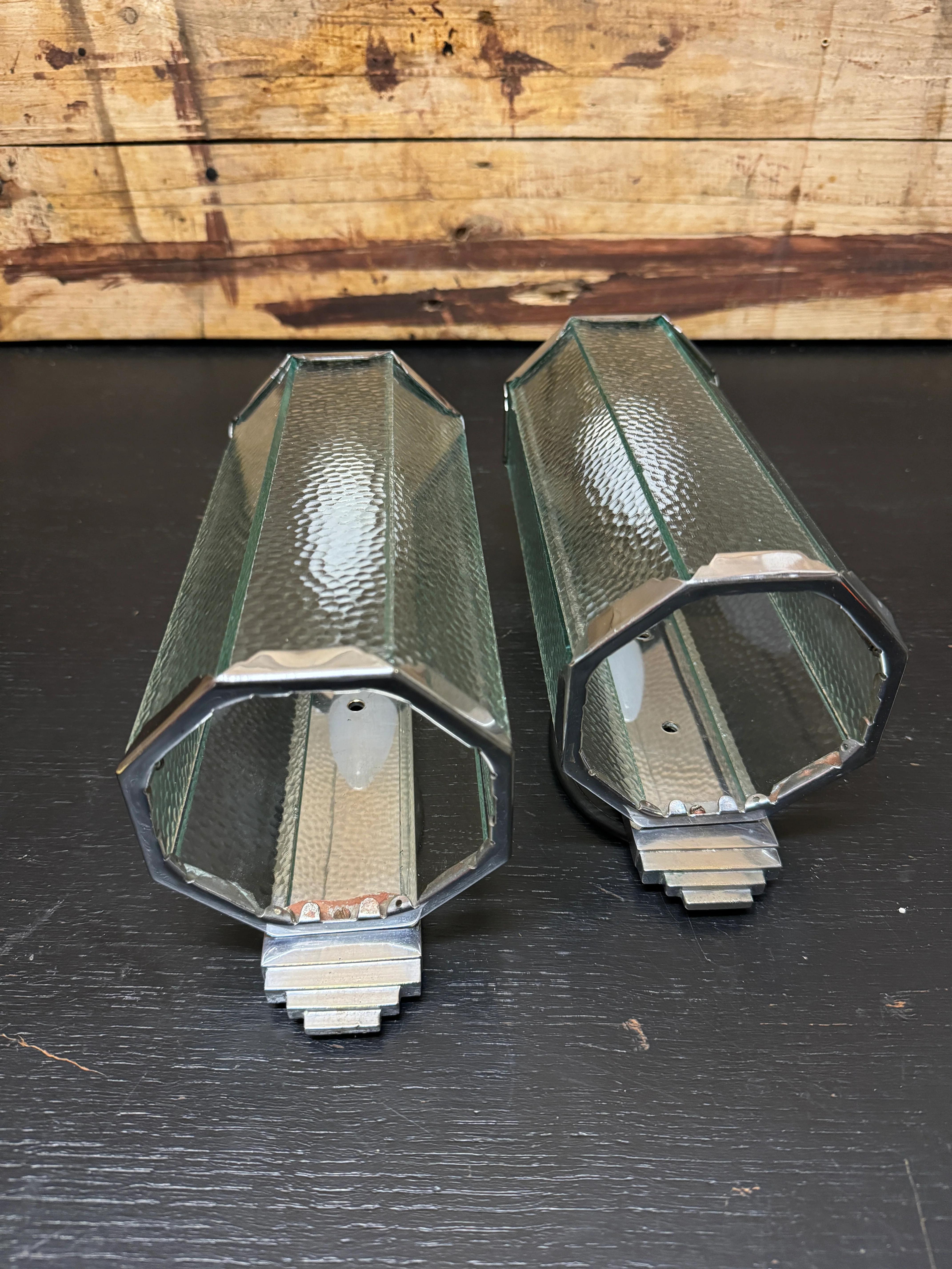 1930s Pair Of Art Deco Wall Lights - Image 9