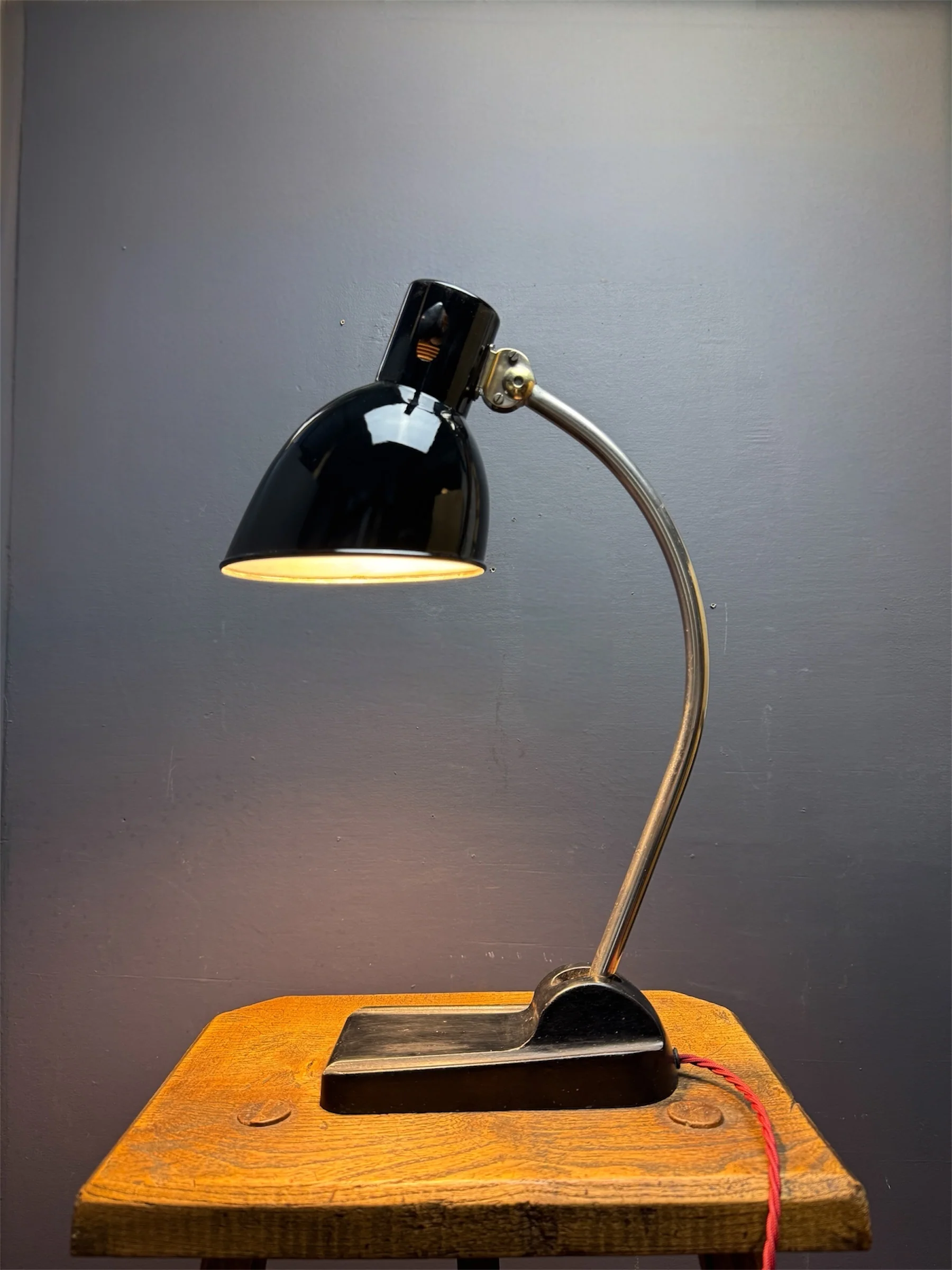 Rare 1930s Bauhaus Desk Lamp By Dr. Ing. Schneider & Co - Image 2