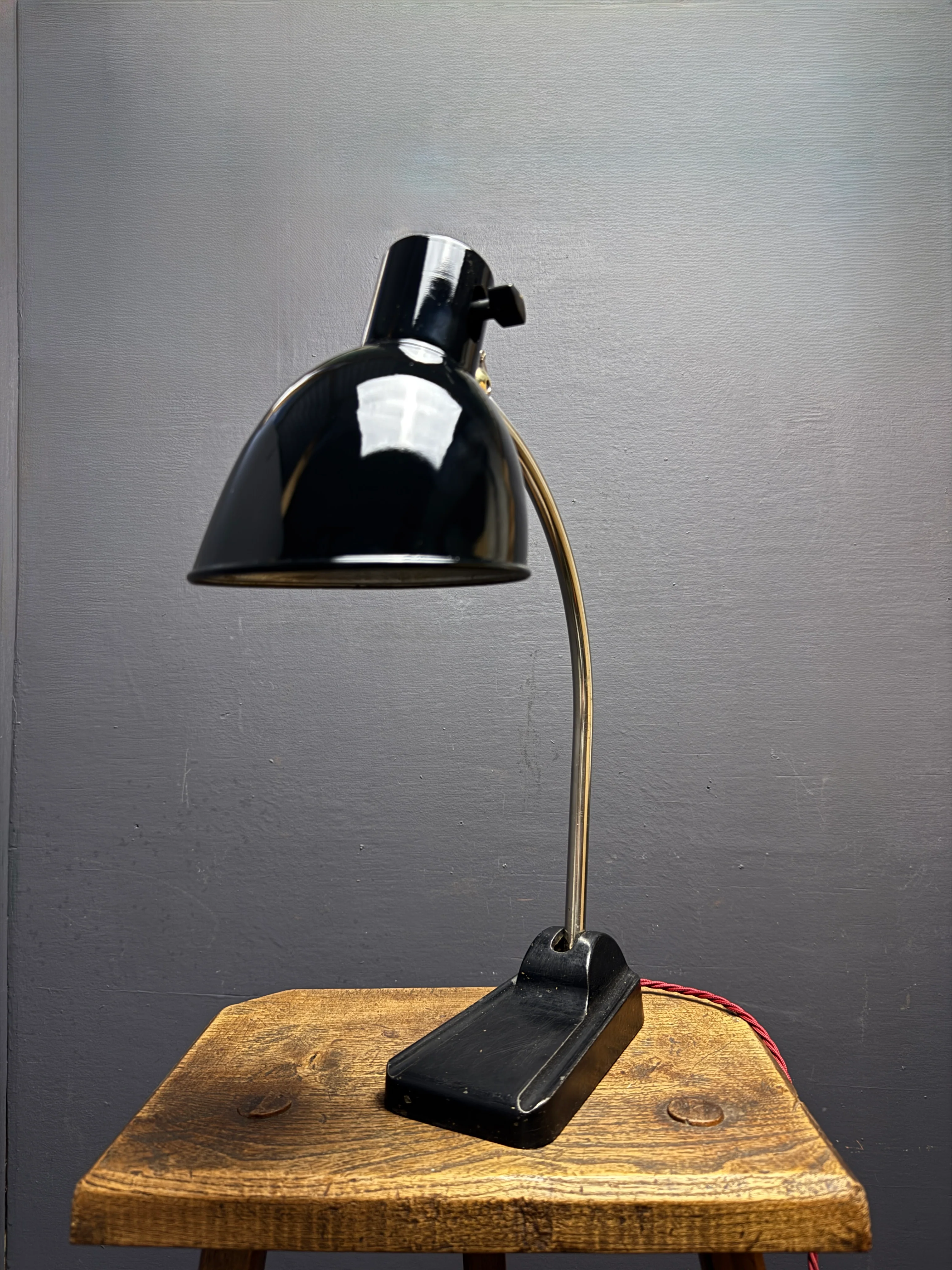 Rare 1930s Bauhaus Desk Lamp By Dr. Ing. Schneider & Co - Image 3