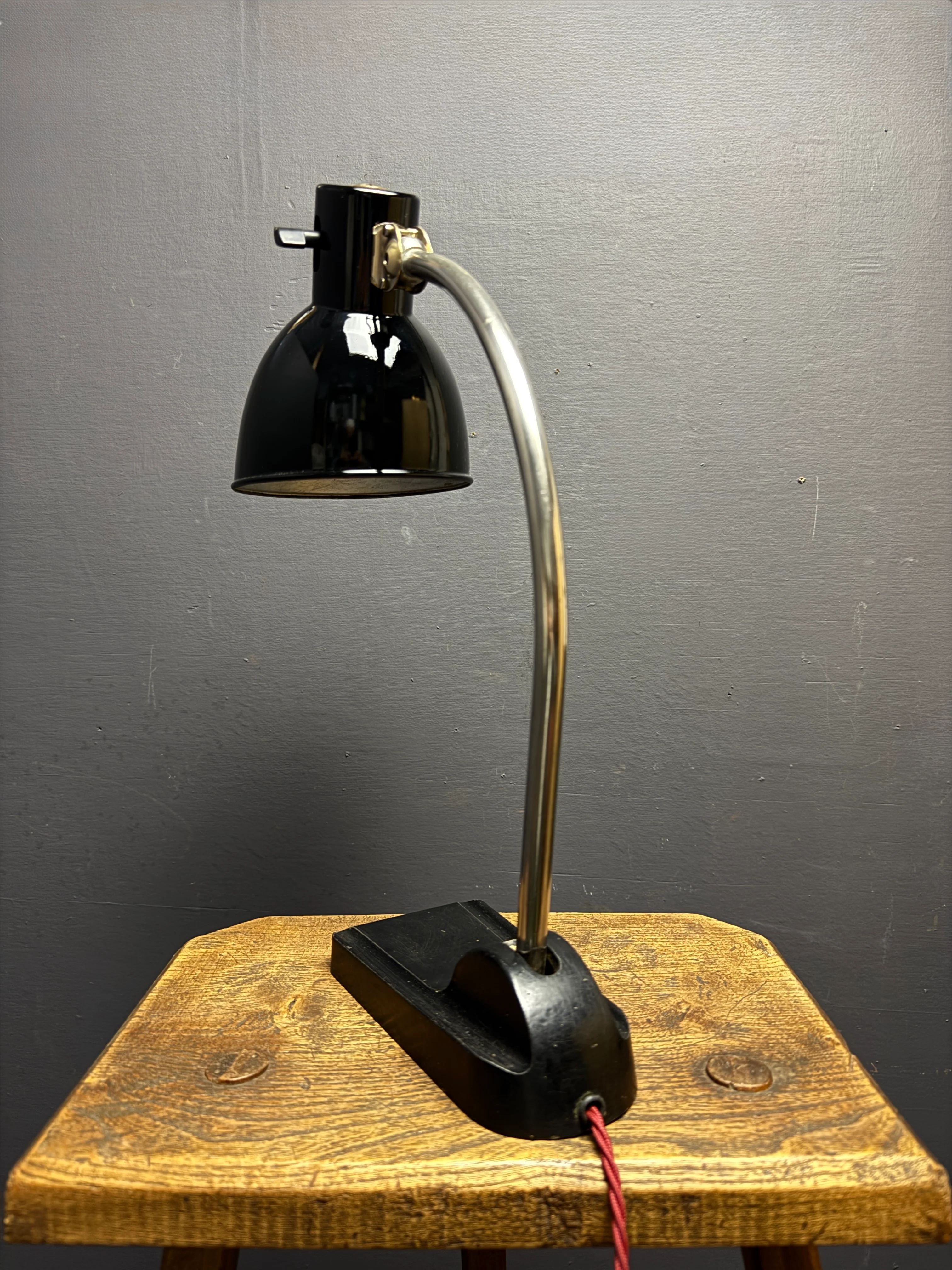 Rare 1930s Bauhaus Desk Lamp By Dr. Ing. Schneider & Co - Image 4