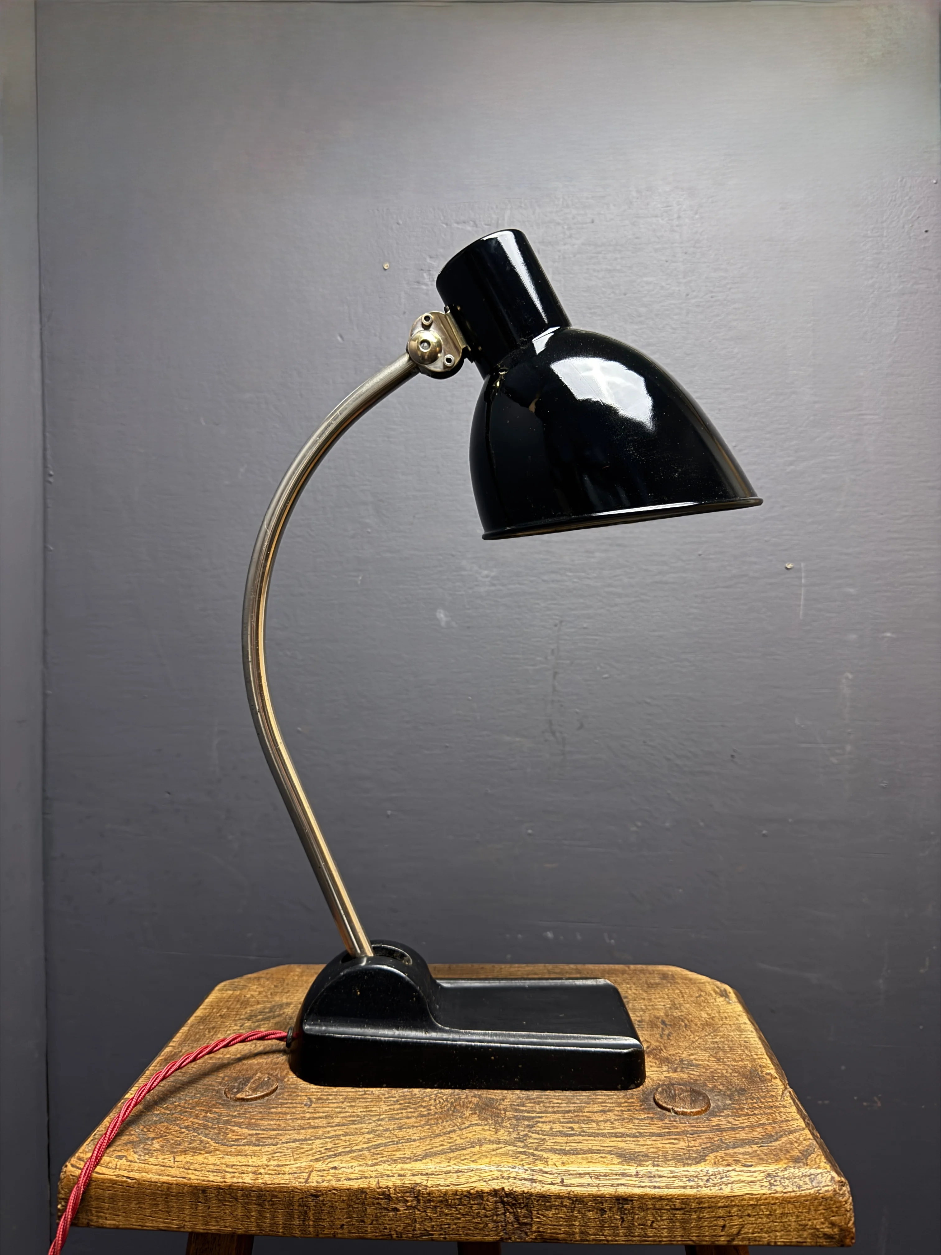 Rare 1930s Bauhaus Desk Lamp By Dr. Ing. Schneider & Co - Image 5