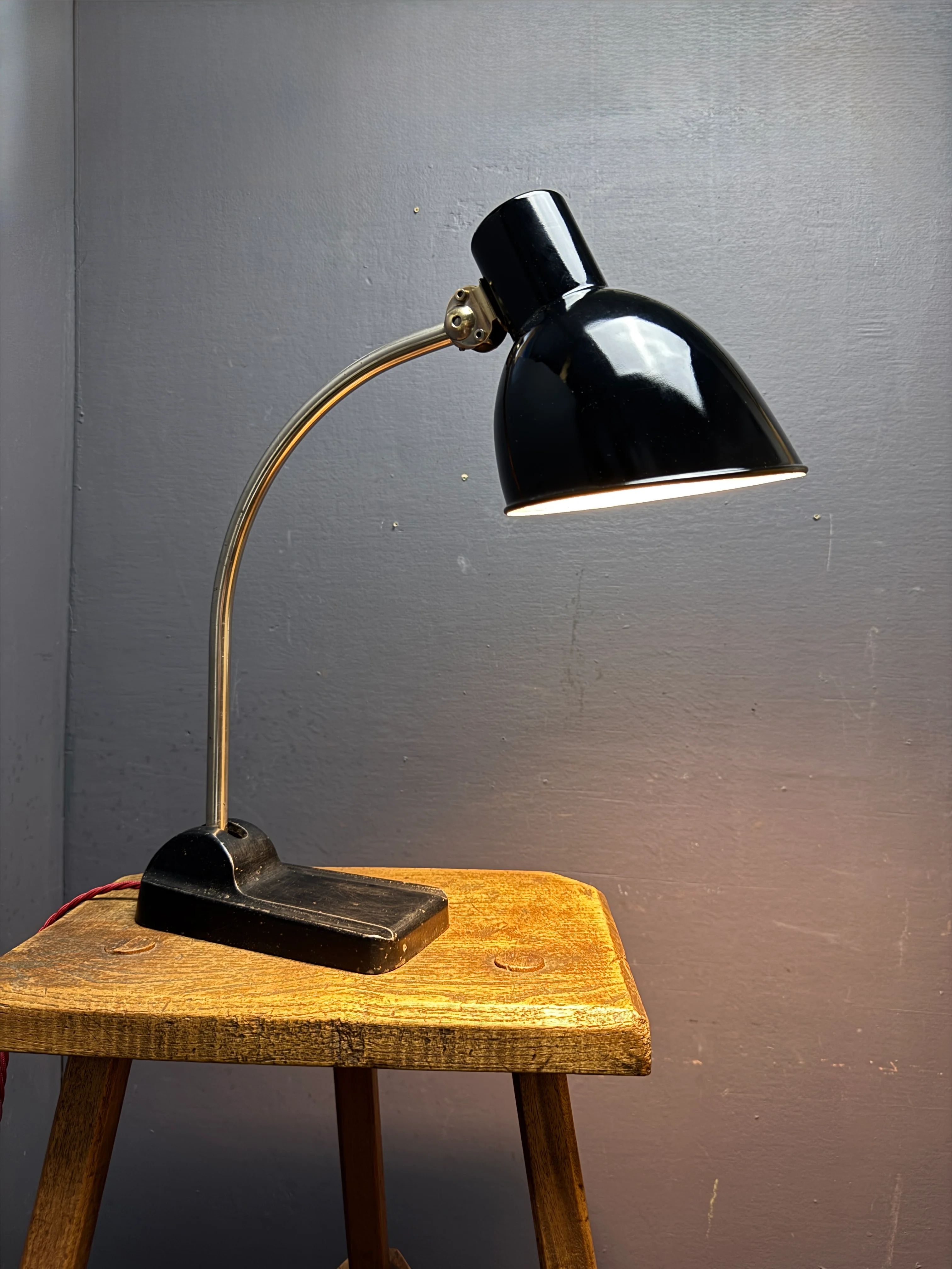 Rare 1930s Bauhaus Desk Lamp By Dr. Ing. Schneider & Co - Image 6