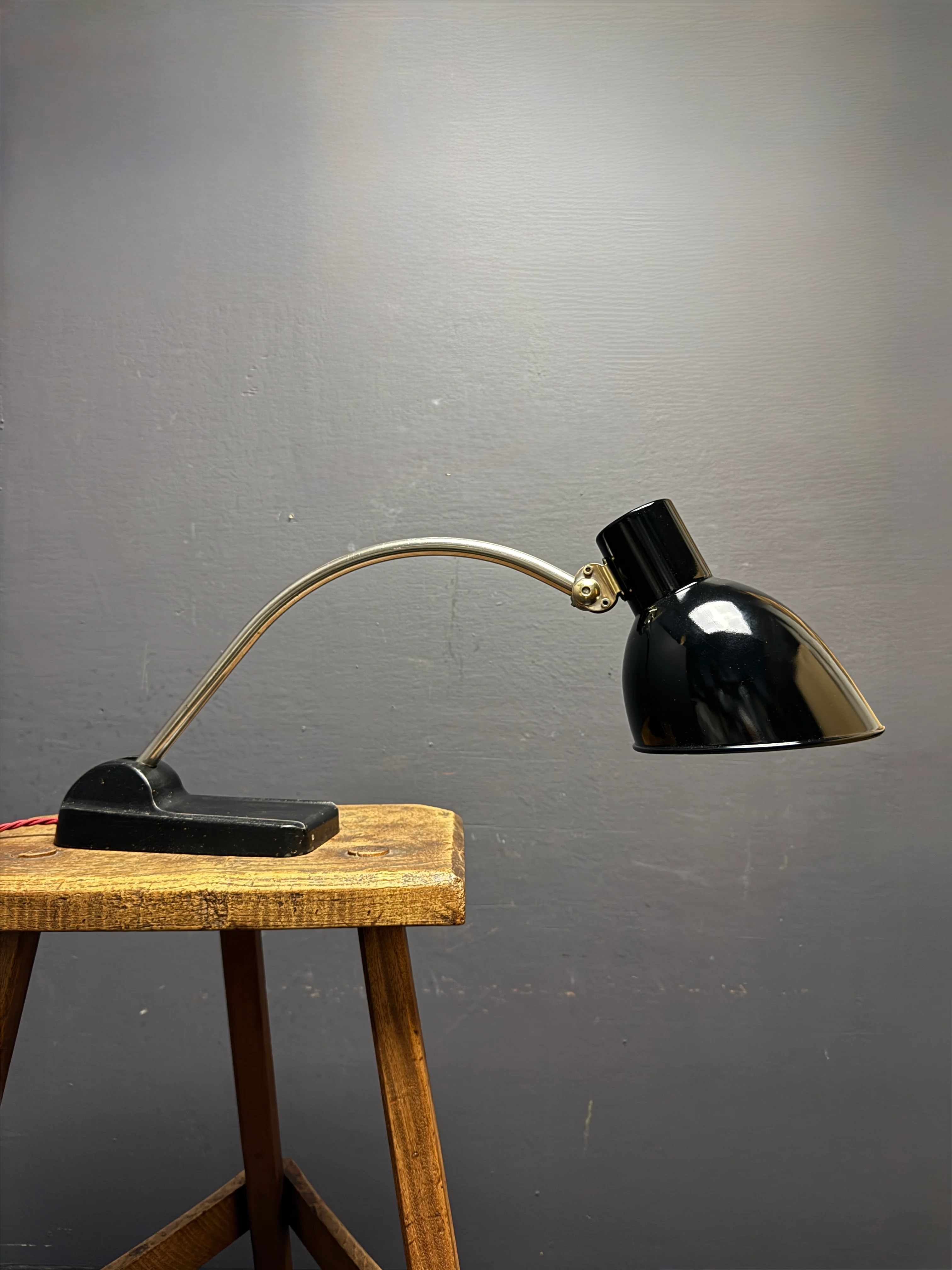 Rare 1930s Bauhaus Desk Lamp By Dr. Ing. Schneider & Co - Image 8