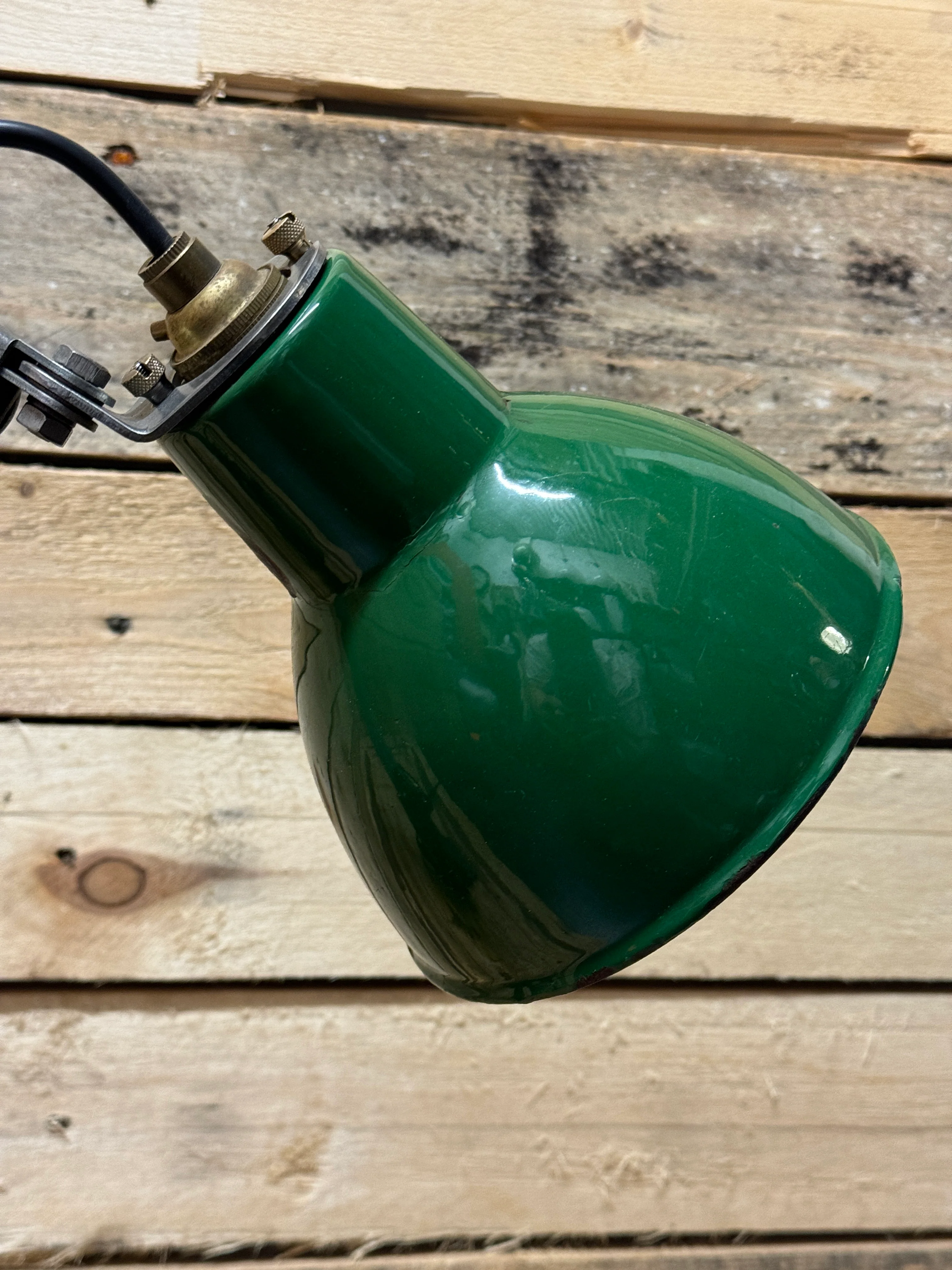 1930s Wall / Worktop Industrial Task Lamp By EDL. - Image 9