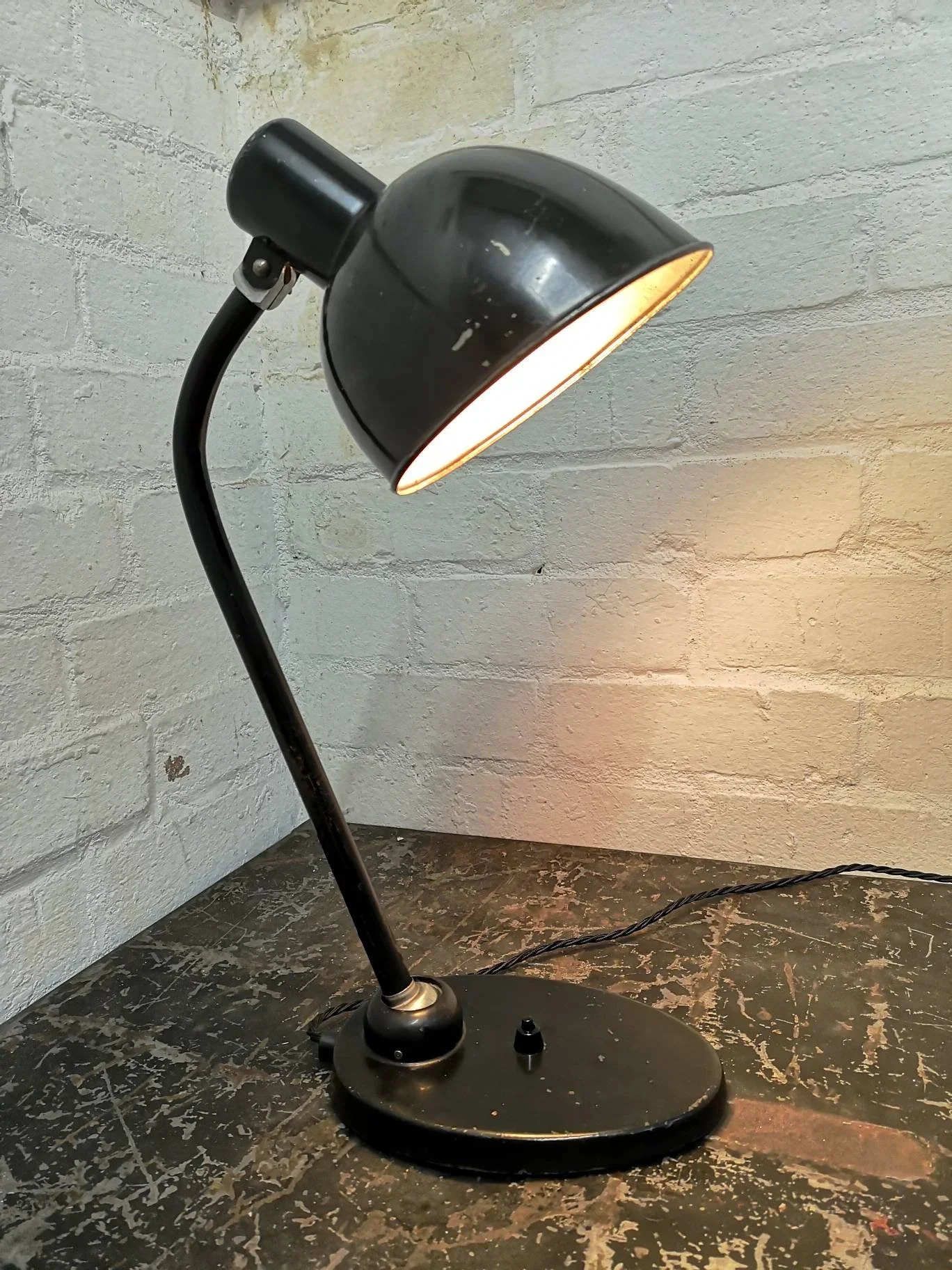 1930s BUR Bunte & Remmler Lighting Company Table Lamp Model 2783 - Image 5