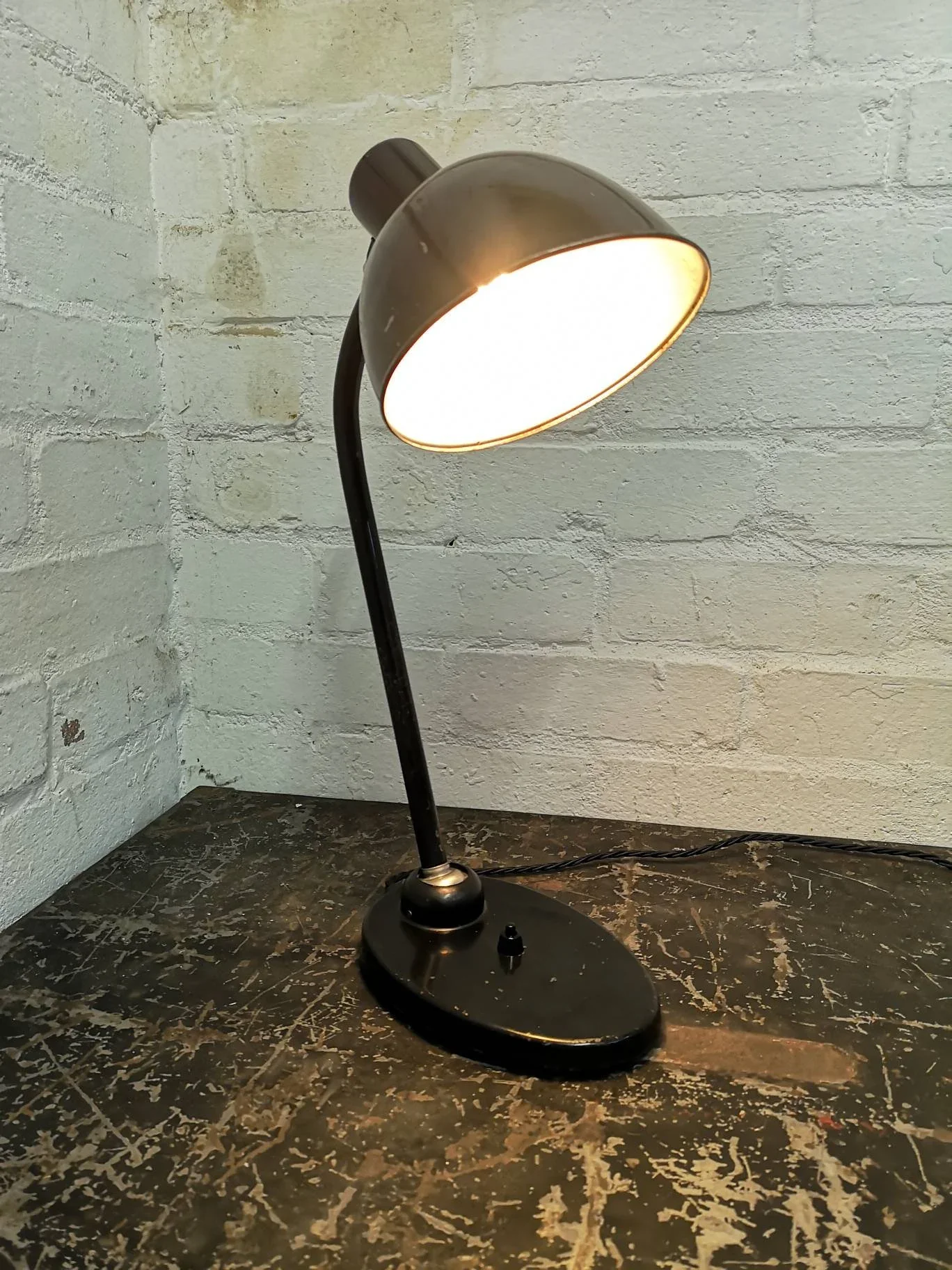 1930s BUR Bunte & Remmler Lighting Company Table Lamp Model 2783 - Image 6