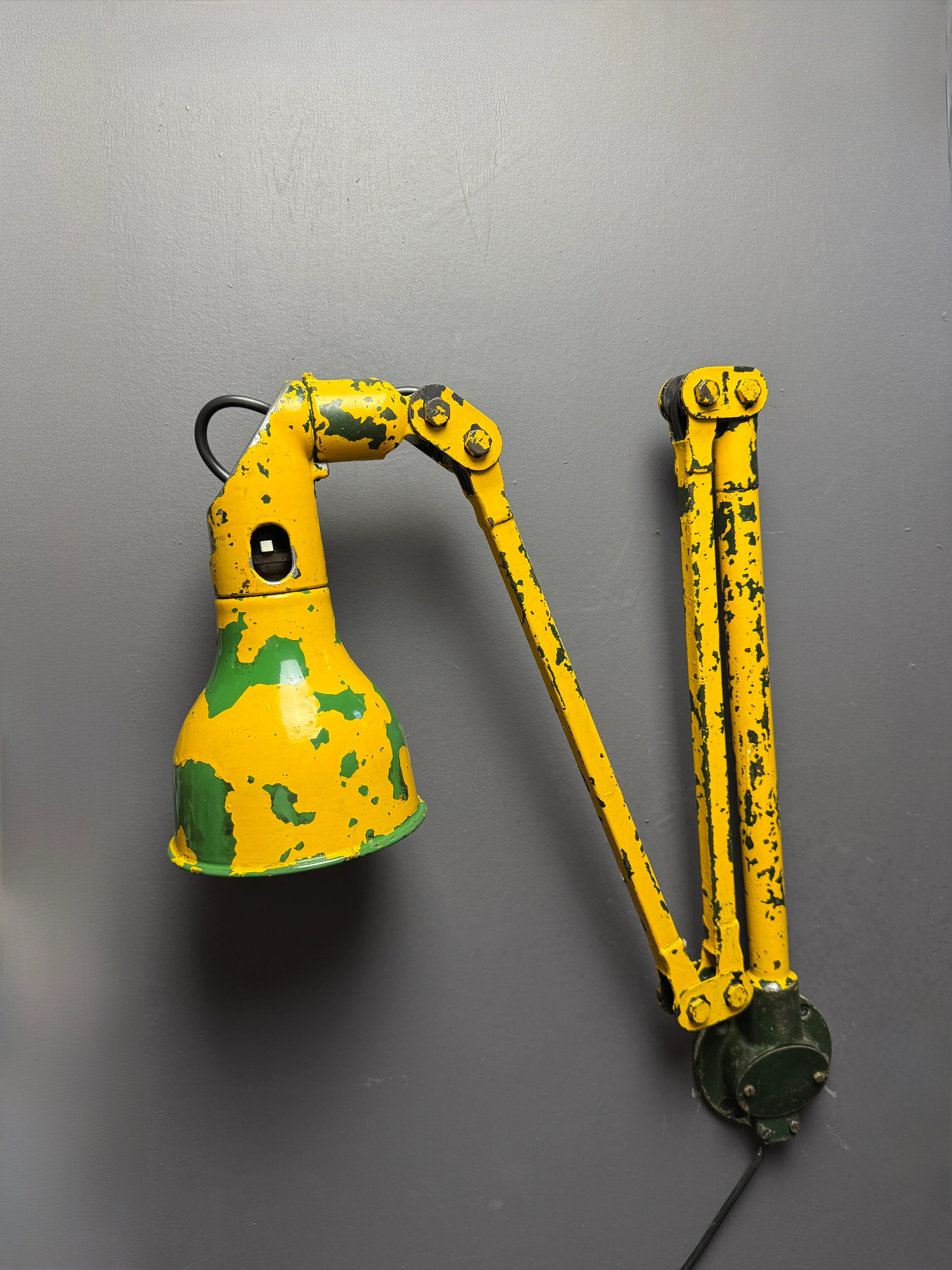 Large 1930s Industrial Wall Lamp By Mek Elek London - Image 8