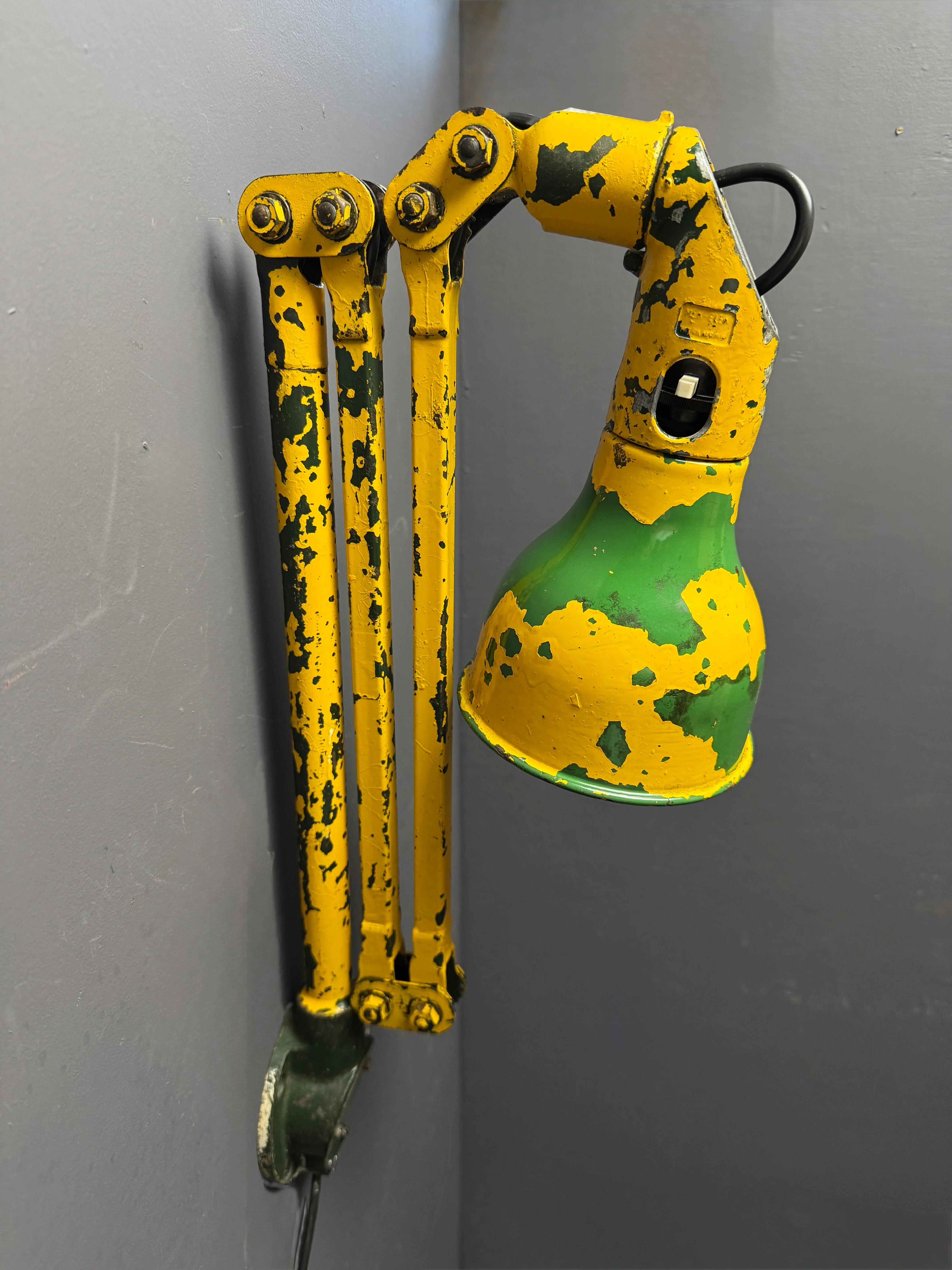 Large 1930s Industrial Wall Lamp By Mek Elek London - Image 9