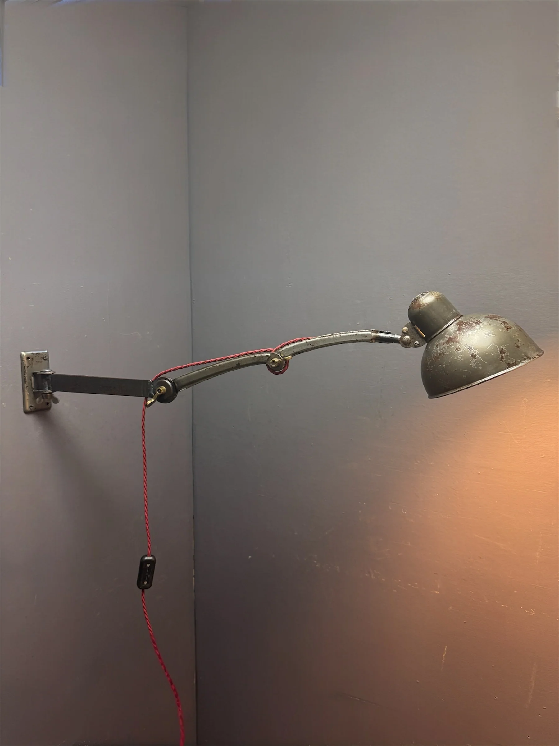 1930s Kaiser Idell Model 6716 Wall Lamp - Image 7