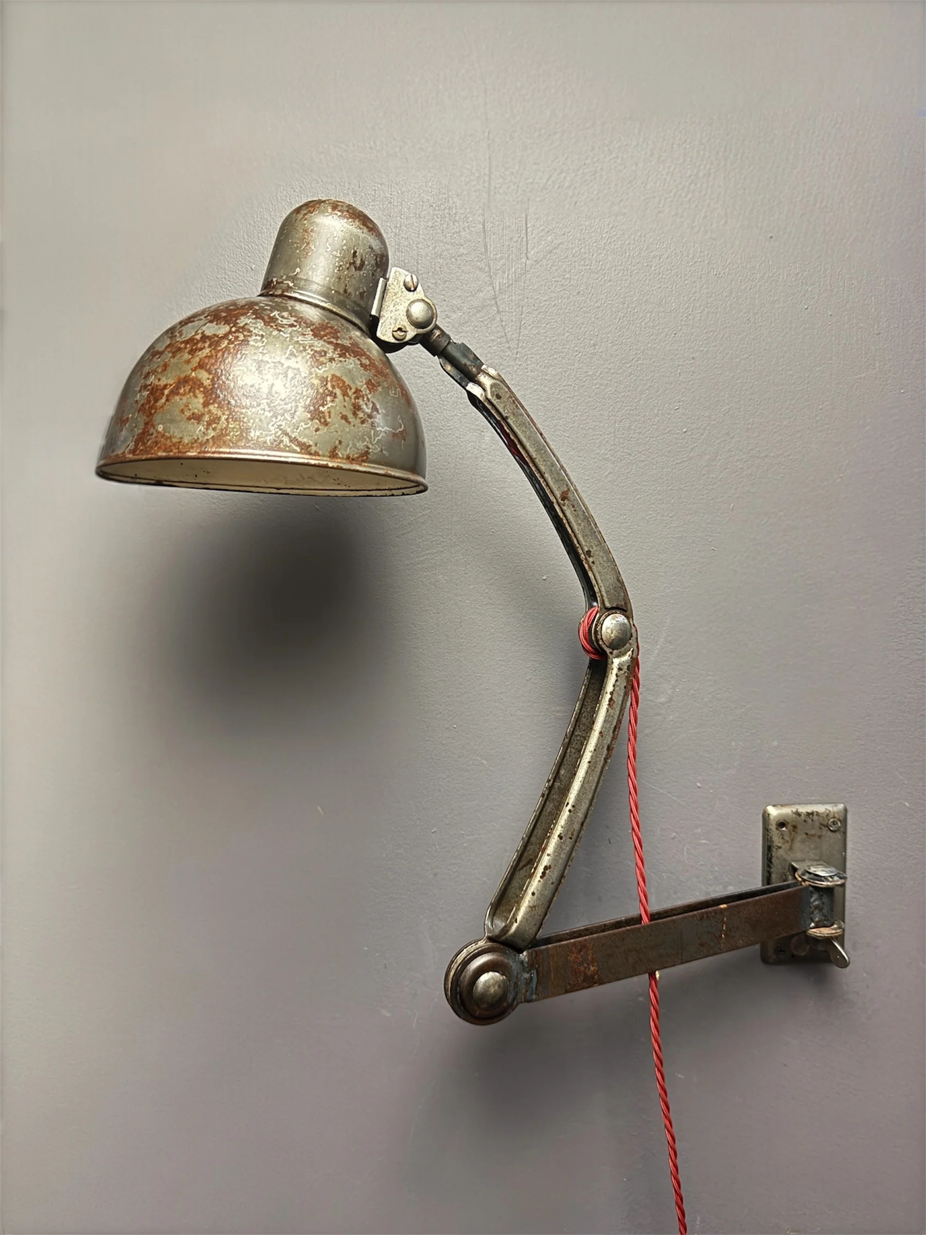 1930s Kaiser Idell Model 6716 Wall Lamp - Image 8