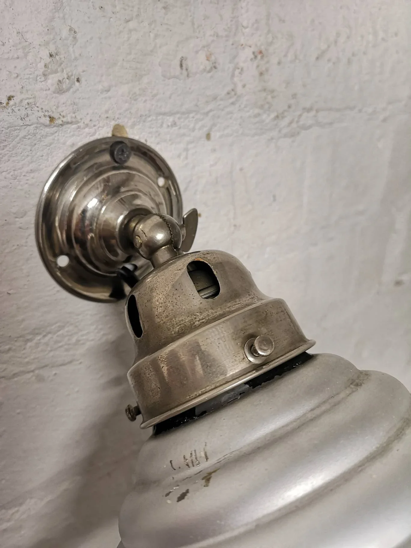 1930s Mercury Glass Wall Light By Adolf Meyer For Zeiss Ikon Germany - Image 10