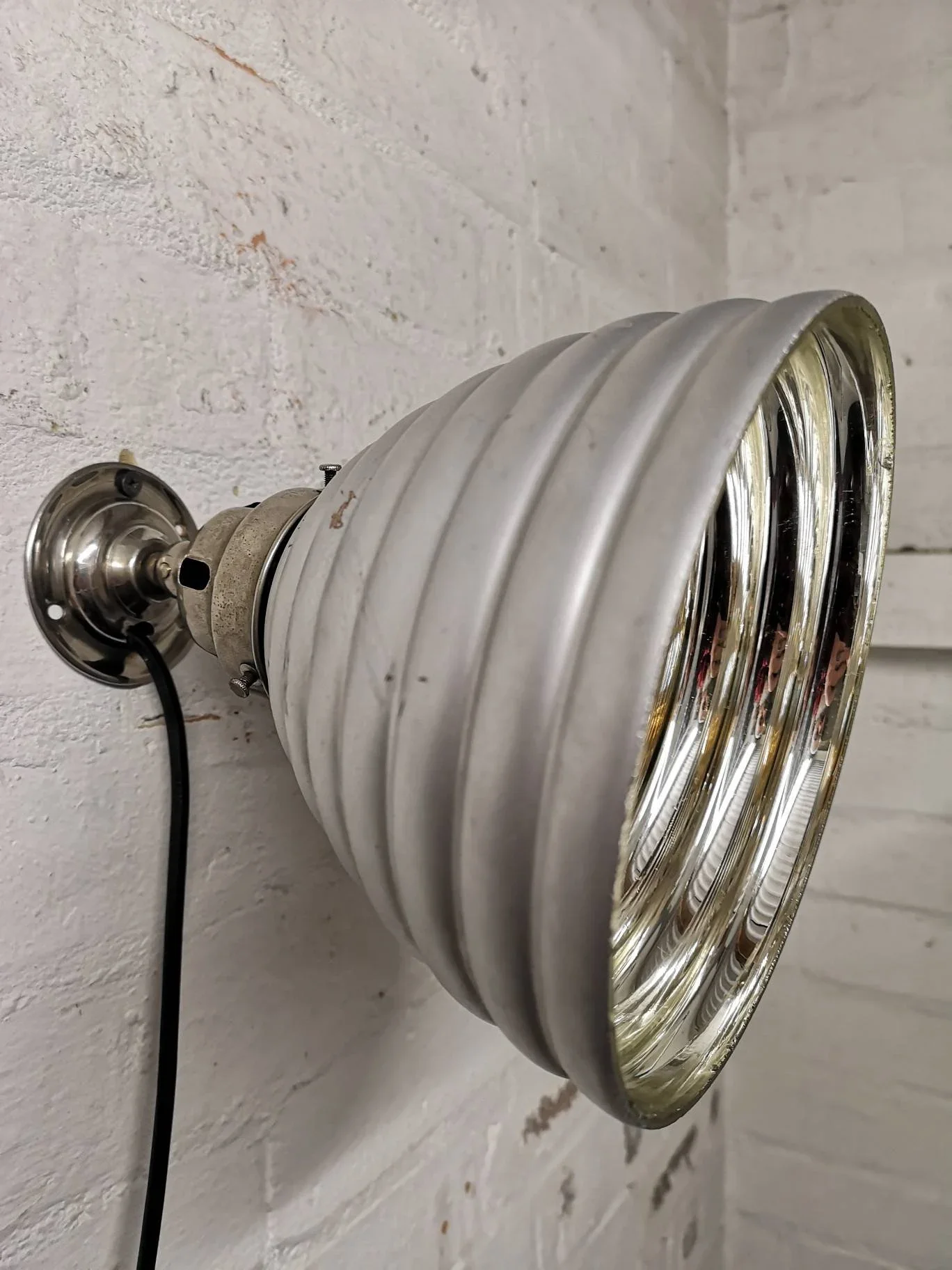 1930s Mercury Glass Wall Light By Adolf Meyer For Zeiss Ikon Germany - Image 3