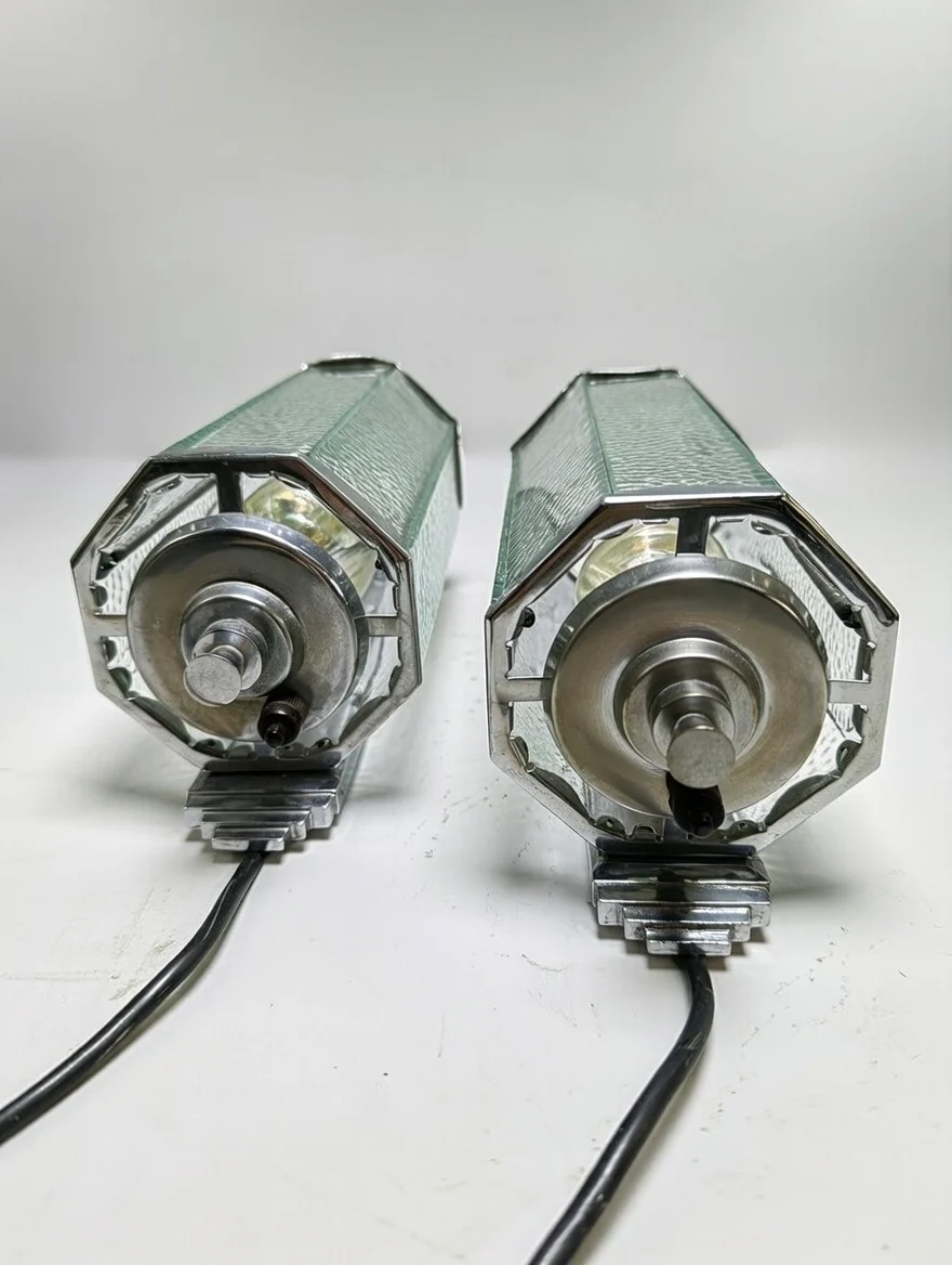1930s Pair Of Art Deco Wall Lights - Image 8