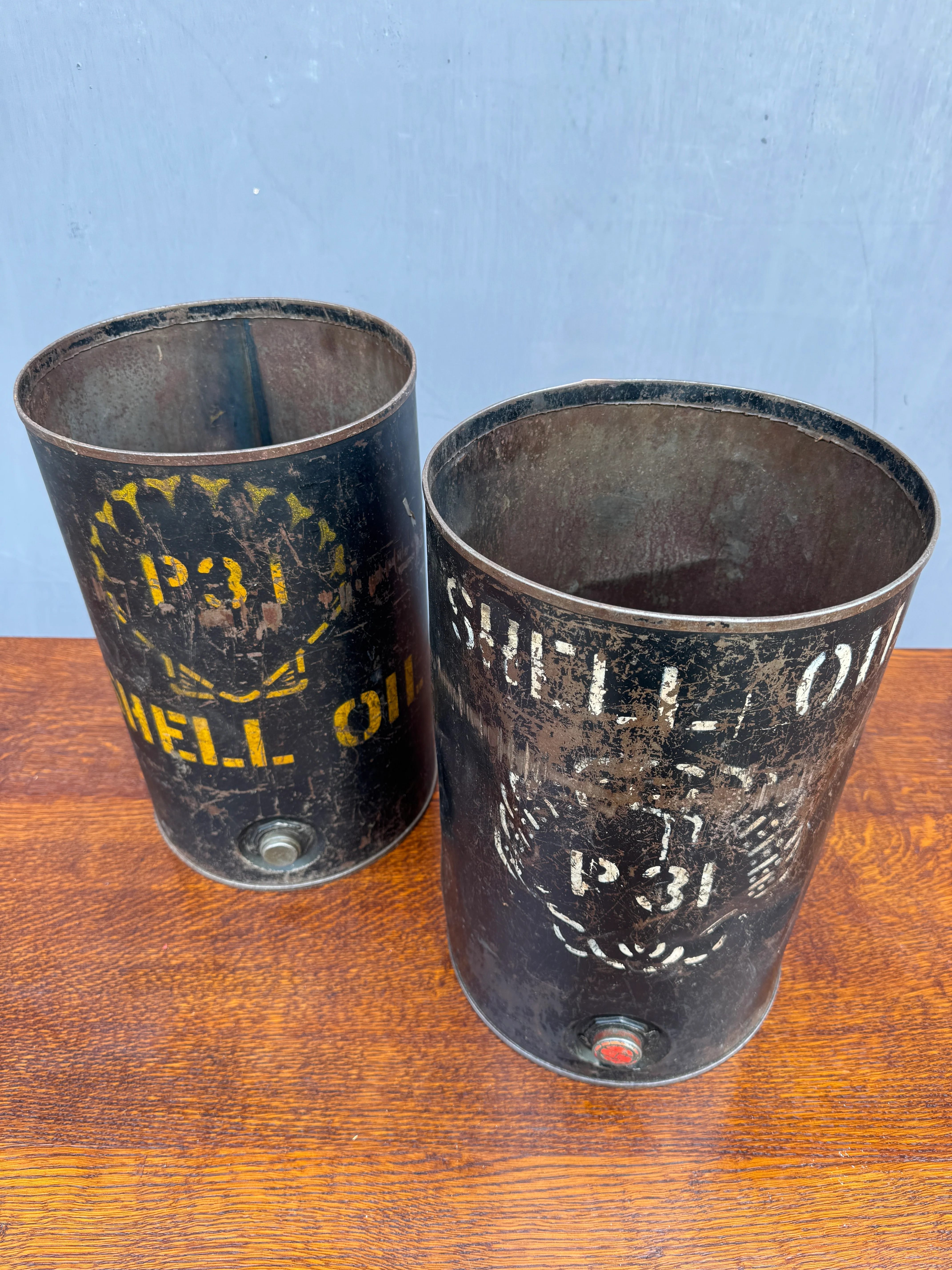 1930s Shell Oil Cans. - Image 5