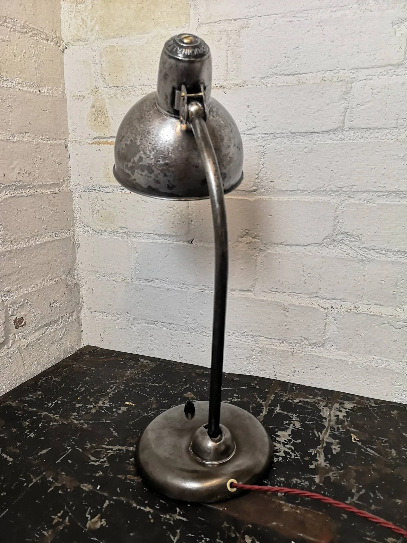 1930s Table Lamp Kaiser Idell Model 6551 By Christian Dell - Image 7