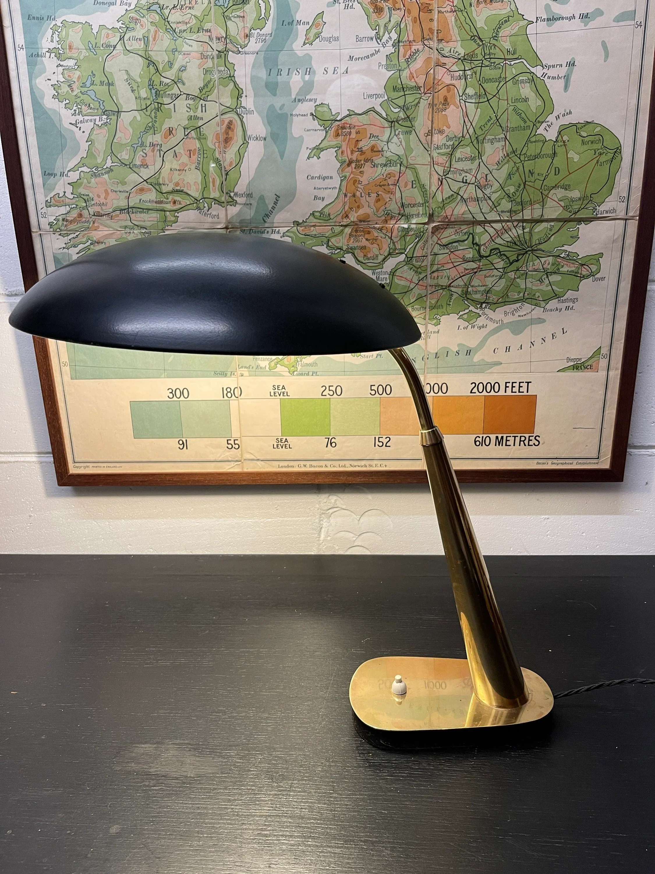 1940s Bauhaus Table Lamp Kaiser Idell Model 6770 By Christian Dell - Image 2