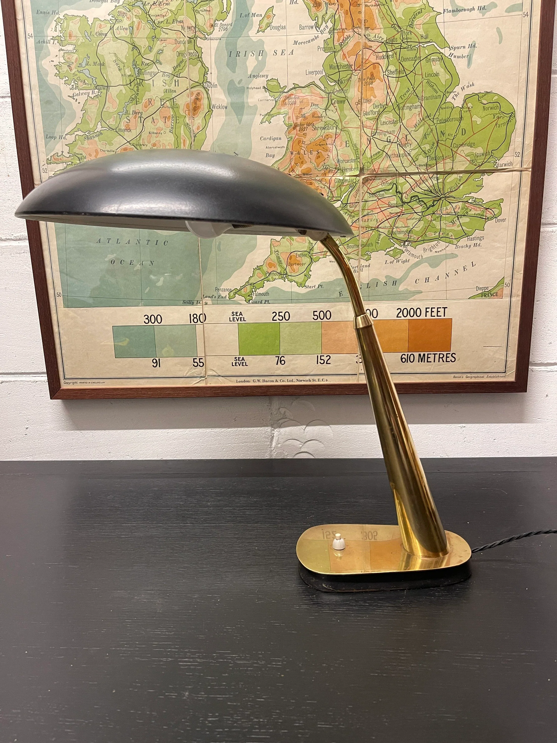1940s Bauhaus Table Lamp Kaiser Idell Model 6770 By Christian Dell - Image 3