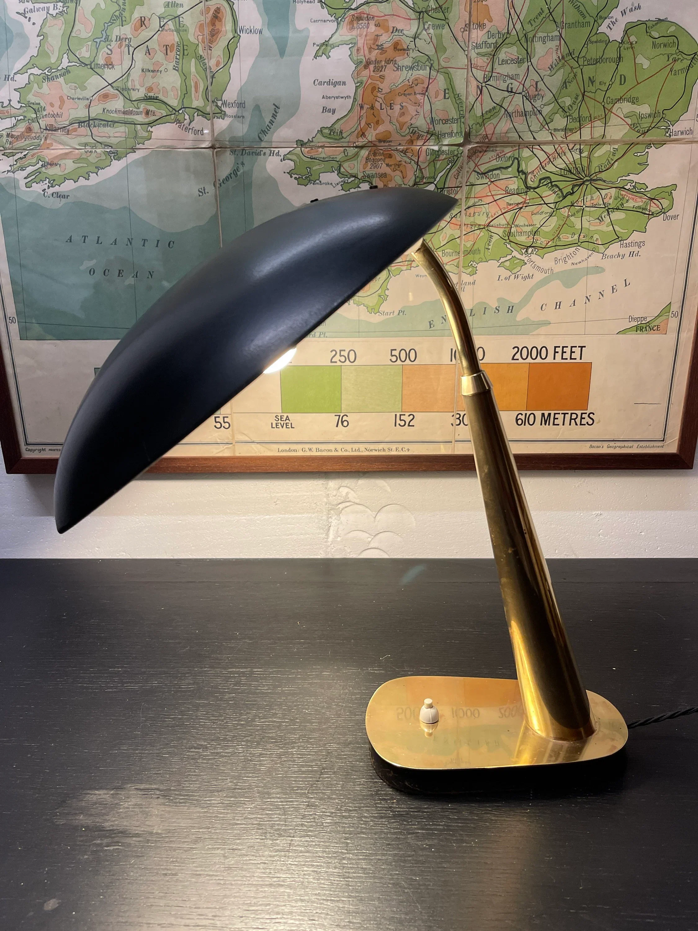 1940s Bauhaus Table Lamp Kaiser Idell Model 6770 By Christian Dell - Image 4