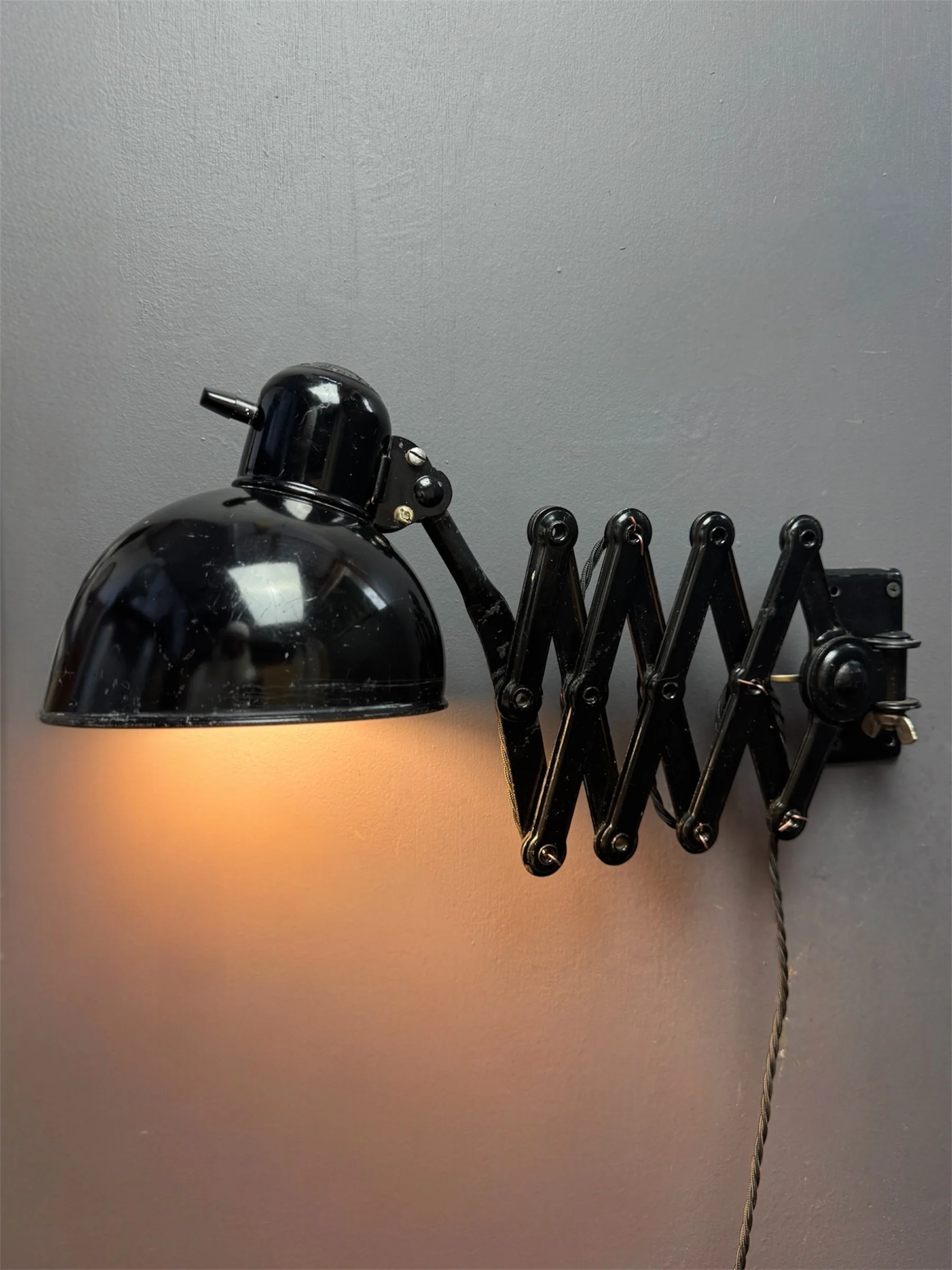 1940s Kaiser Idell Model 6718 Scissor Lamp - Image 5