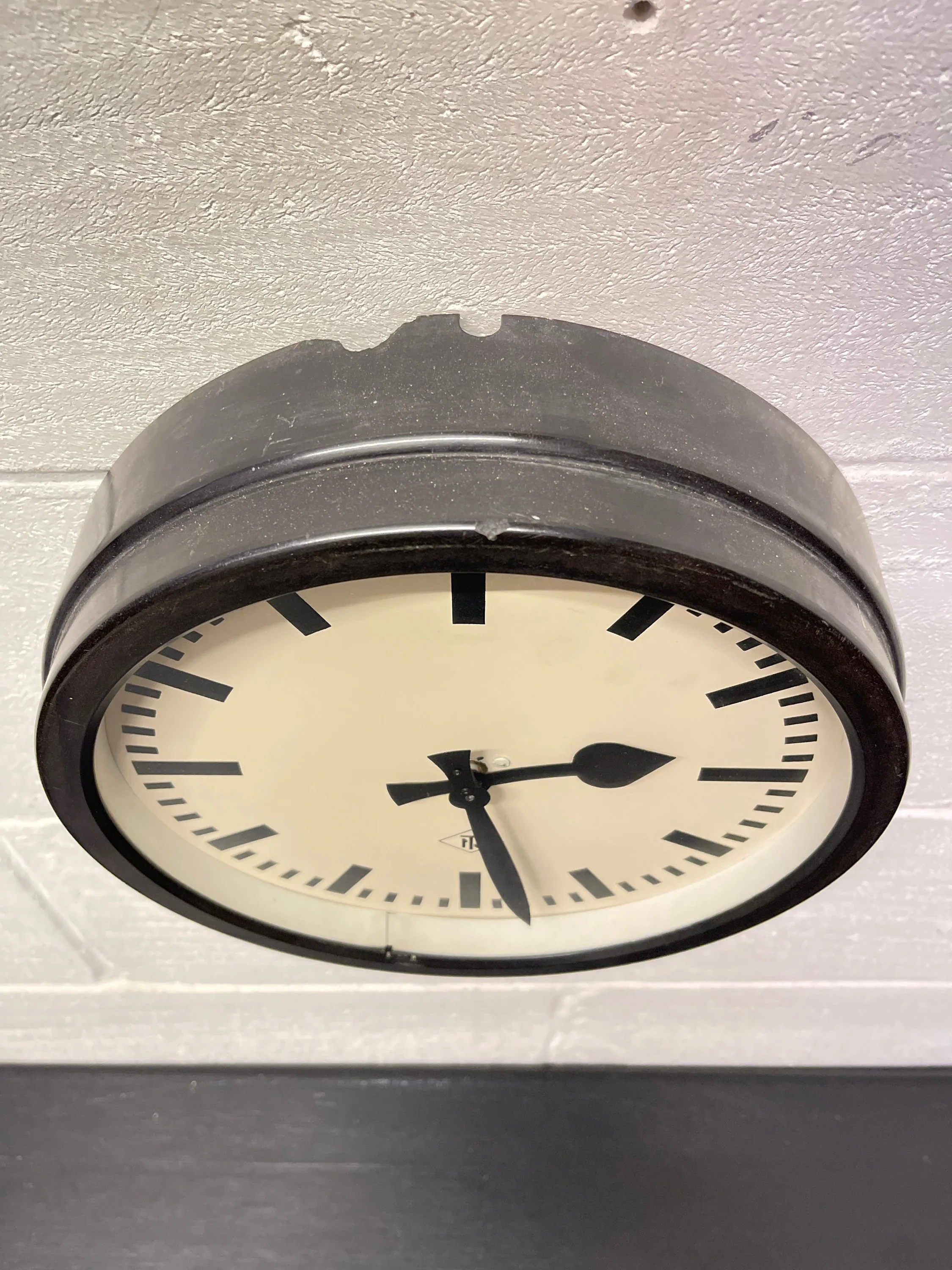 1940s TN Tele Norma West German Bakelite Factory / Office Clock - Image 5