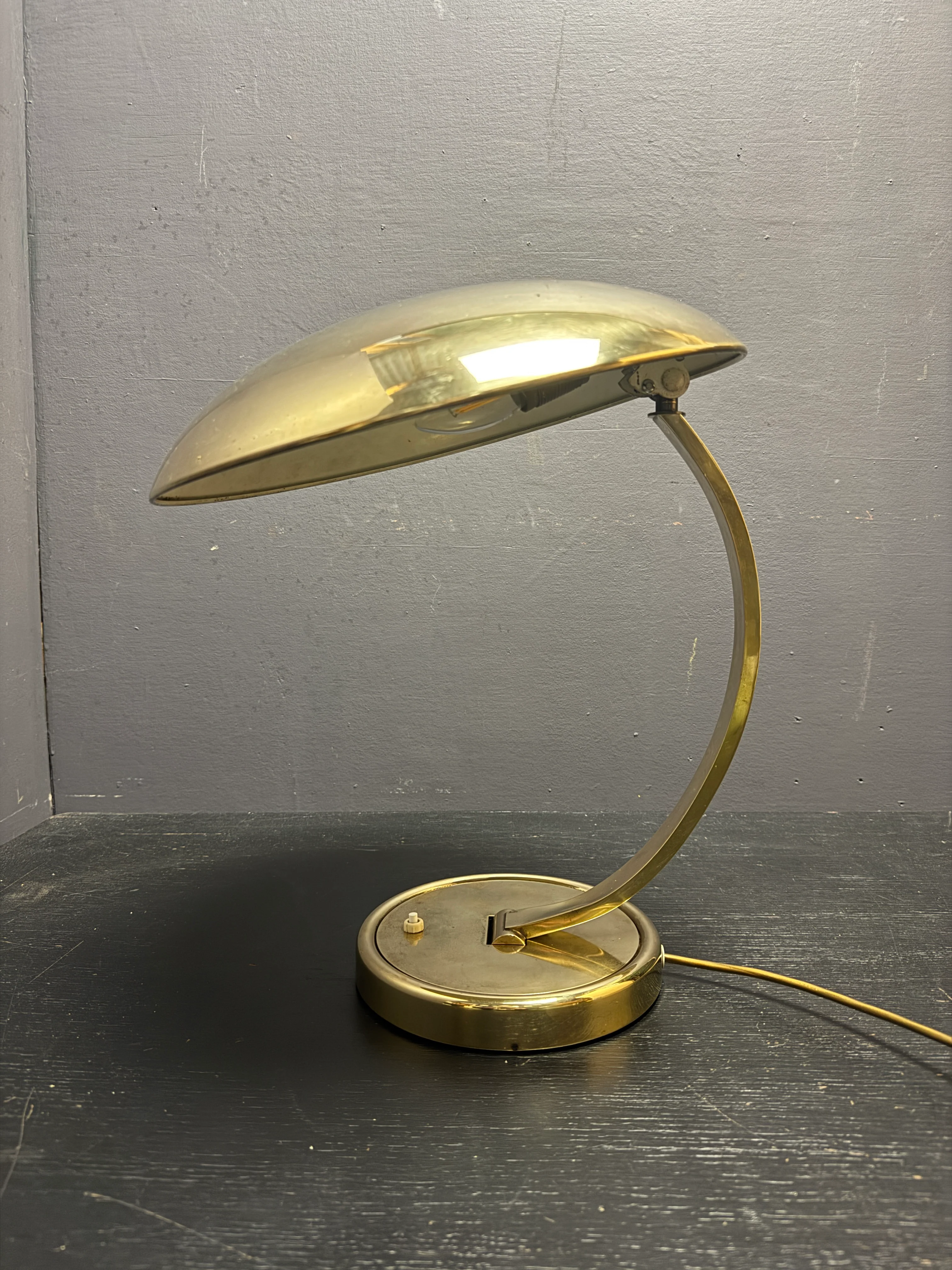 1950s Bauhaus Mid Century Table Lamp Model 6751 By Christian Dell For Kaiser Leuchten - Image 10
