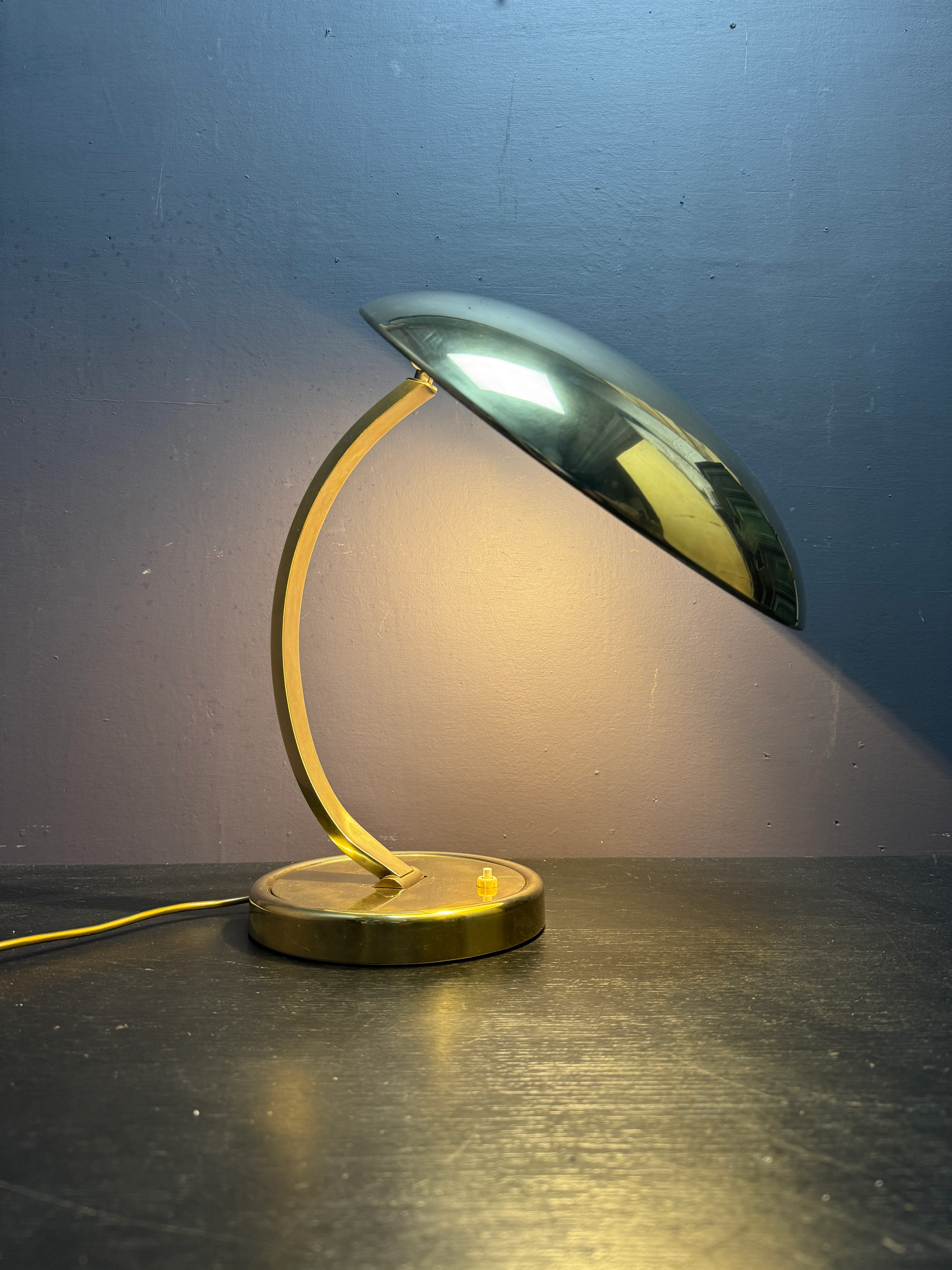 1950s Bauhaus Mid Century Table Lamp Model 6751 By Christian Dell For Kaiser Leuchten - Image 2