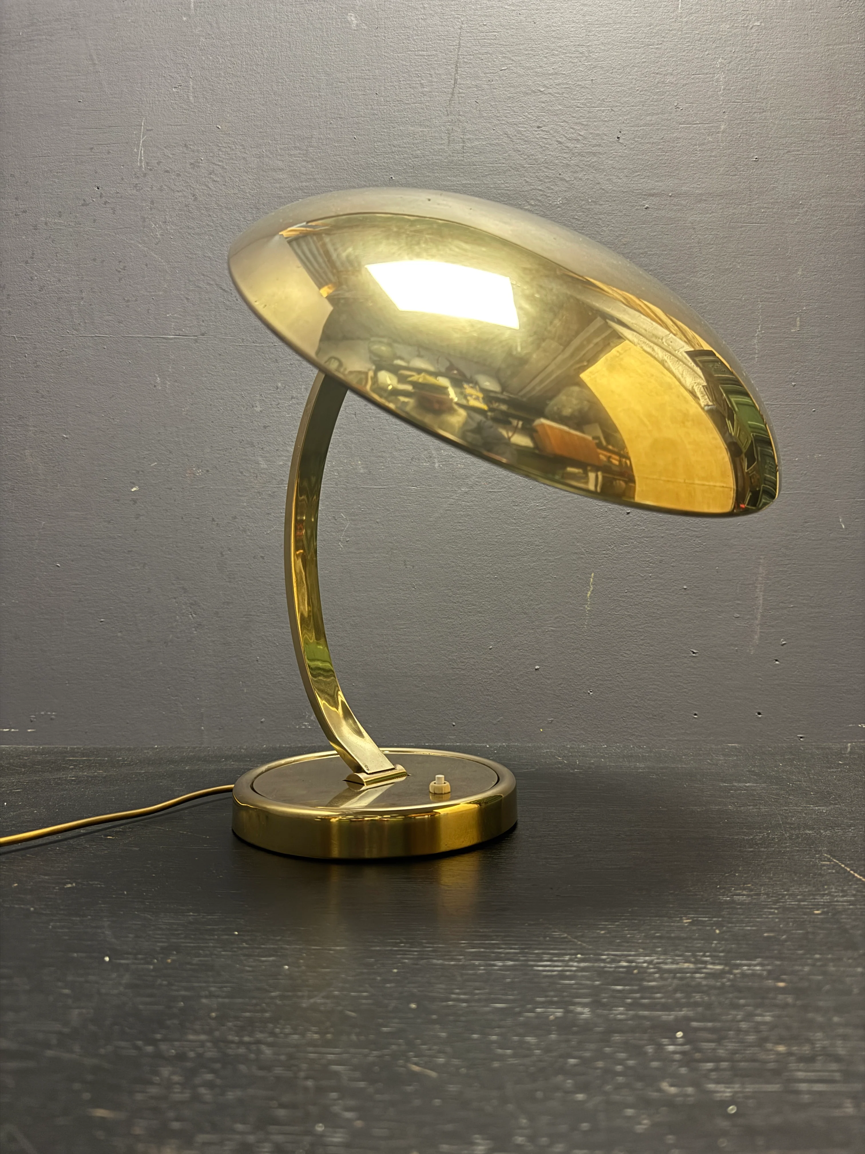 1950s Bauhaus Mid Century Table Lamp Model 6751 By Christian Dell For Kaiser Leuchten - Image 3