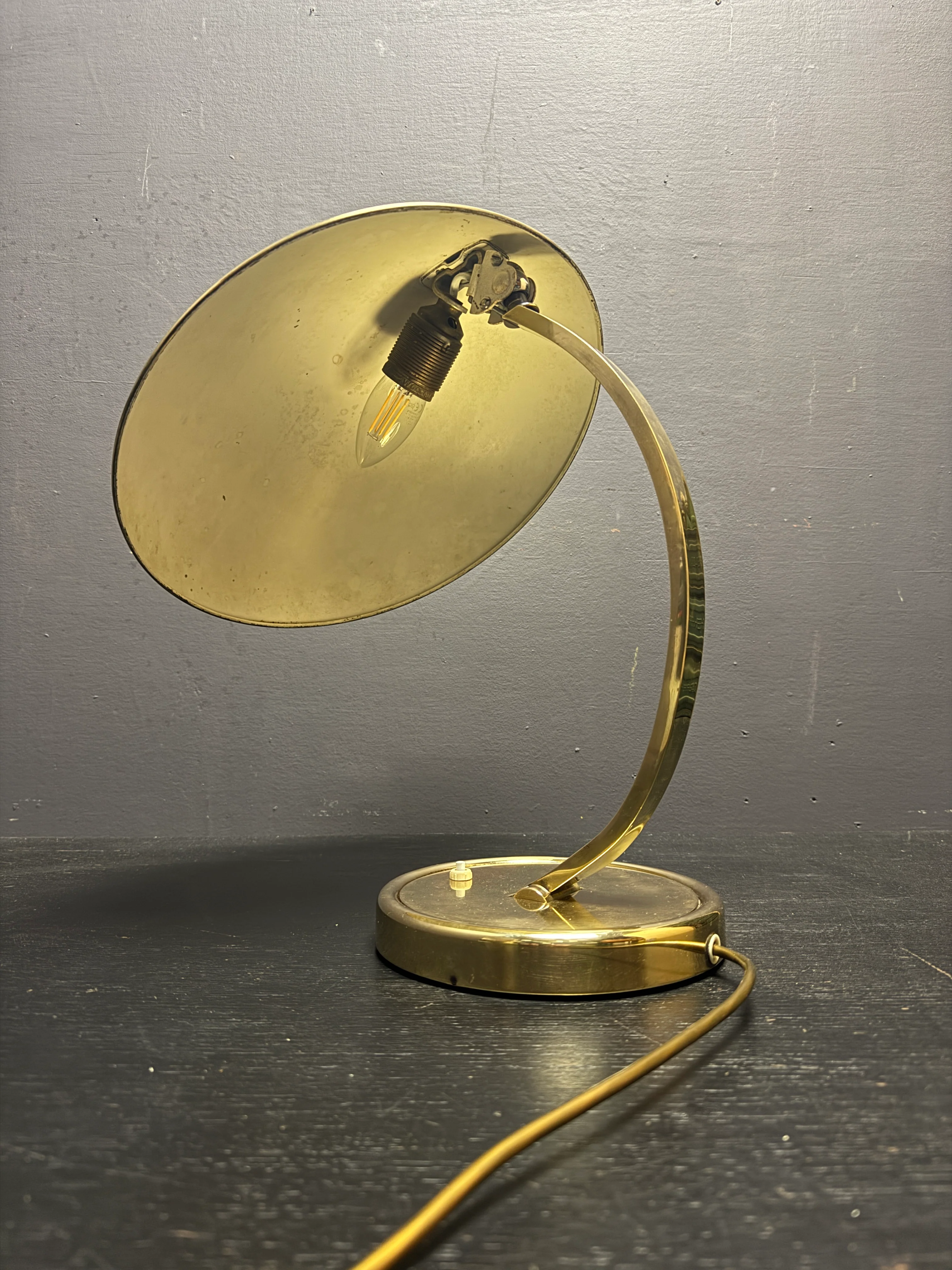 1950s Bauhaus Mid Century Table Lamp Model 6751 By Christian Dell For Kaiser Leuchten - Image 4