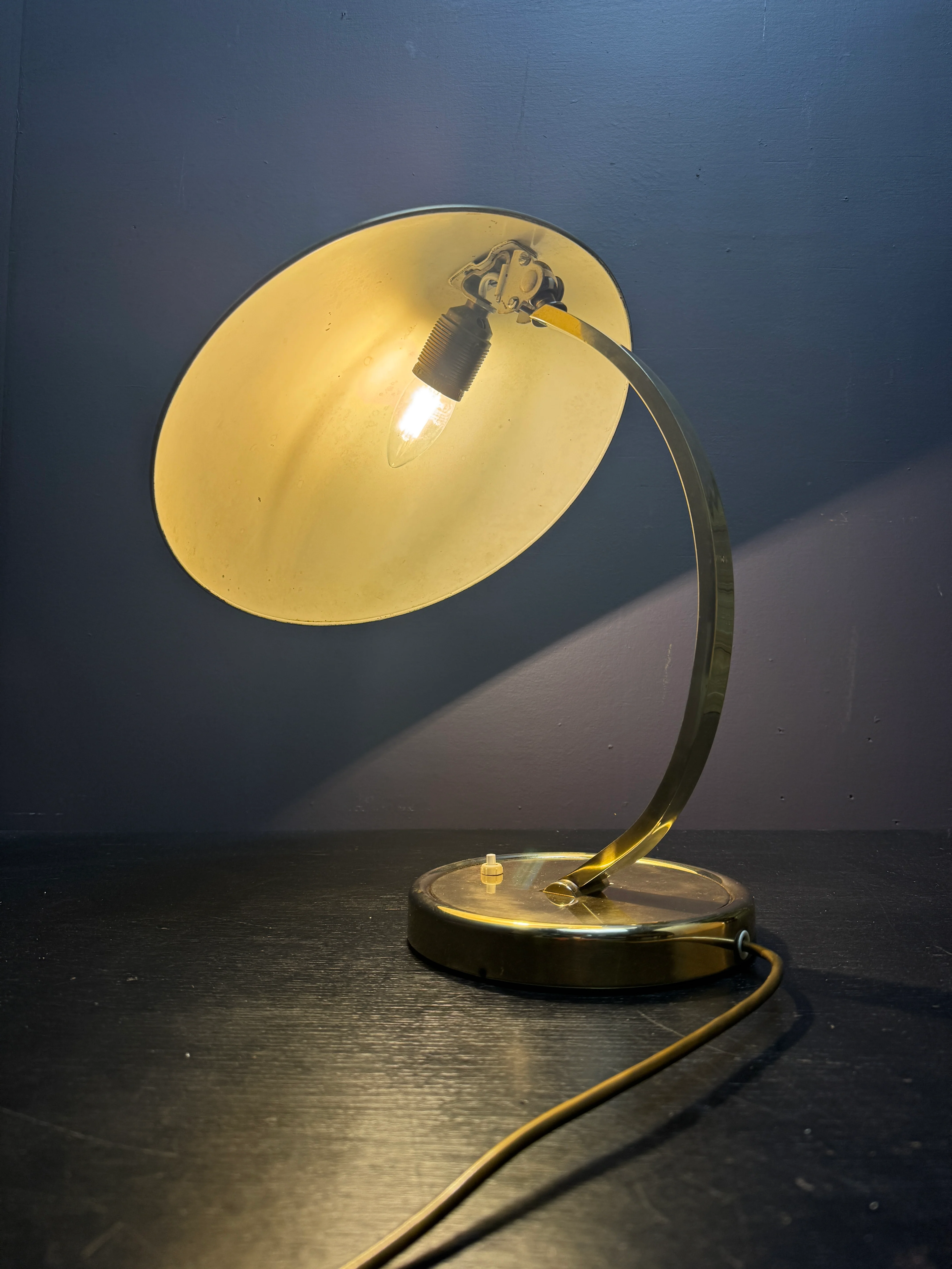 1950s Bauhaus Mid Century Table Lamp Model 6751 By Christian Dell For Kaiser Leuchten - Image 5
