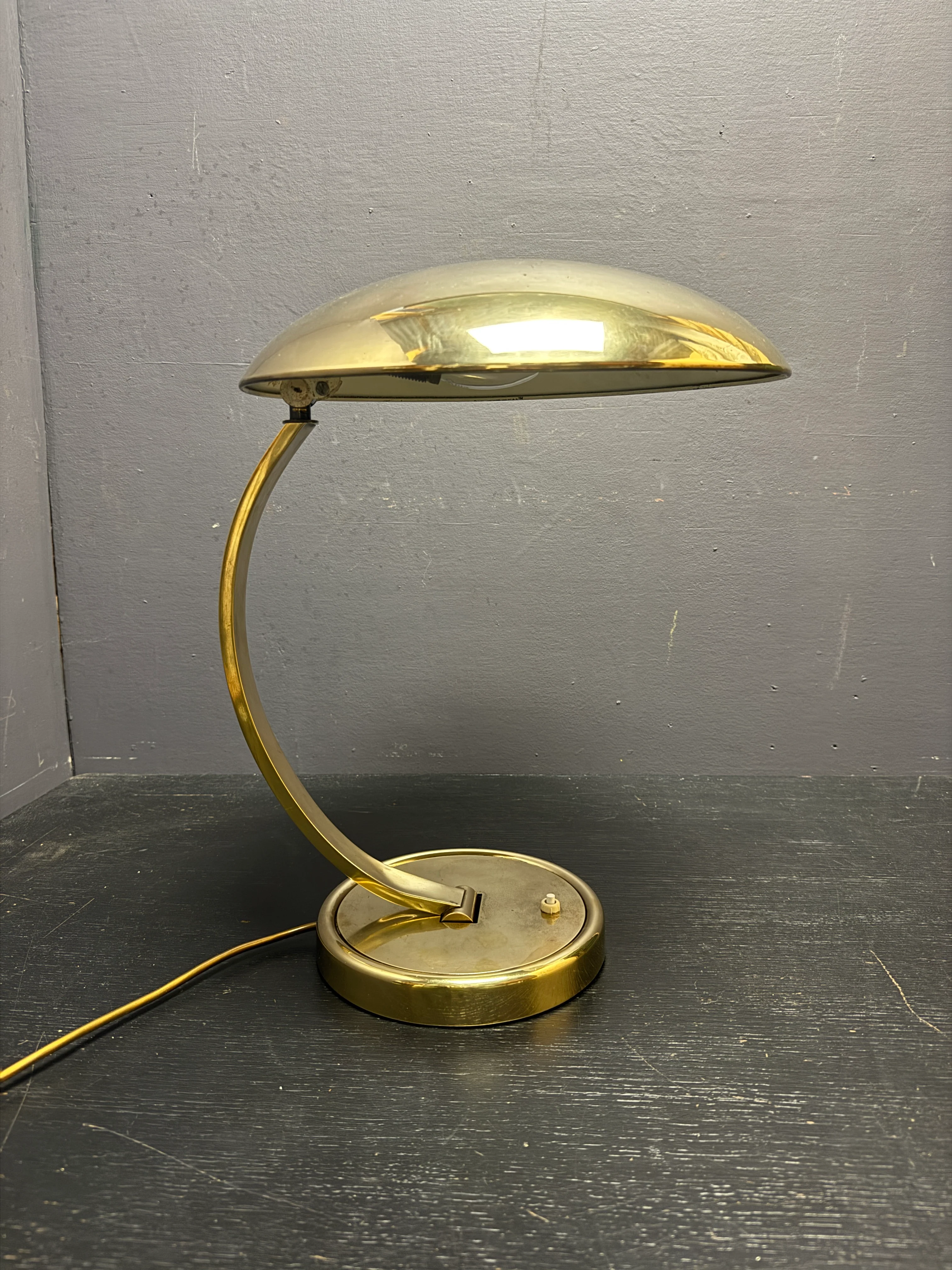 1950s Bauhaus Mid Century Table Lamp Model 6751 By Christian Dell For Kaiser Leuchten - Image 9