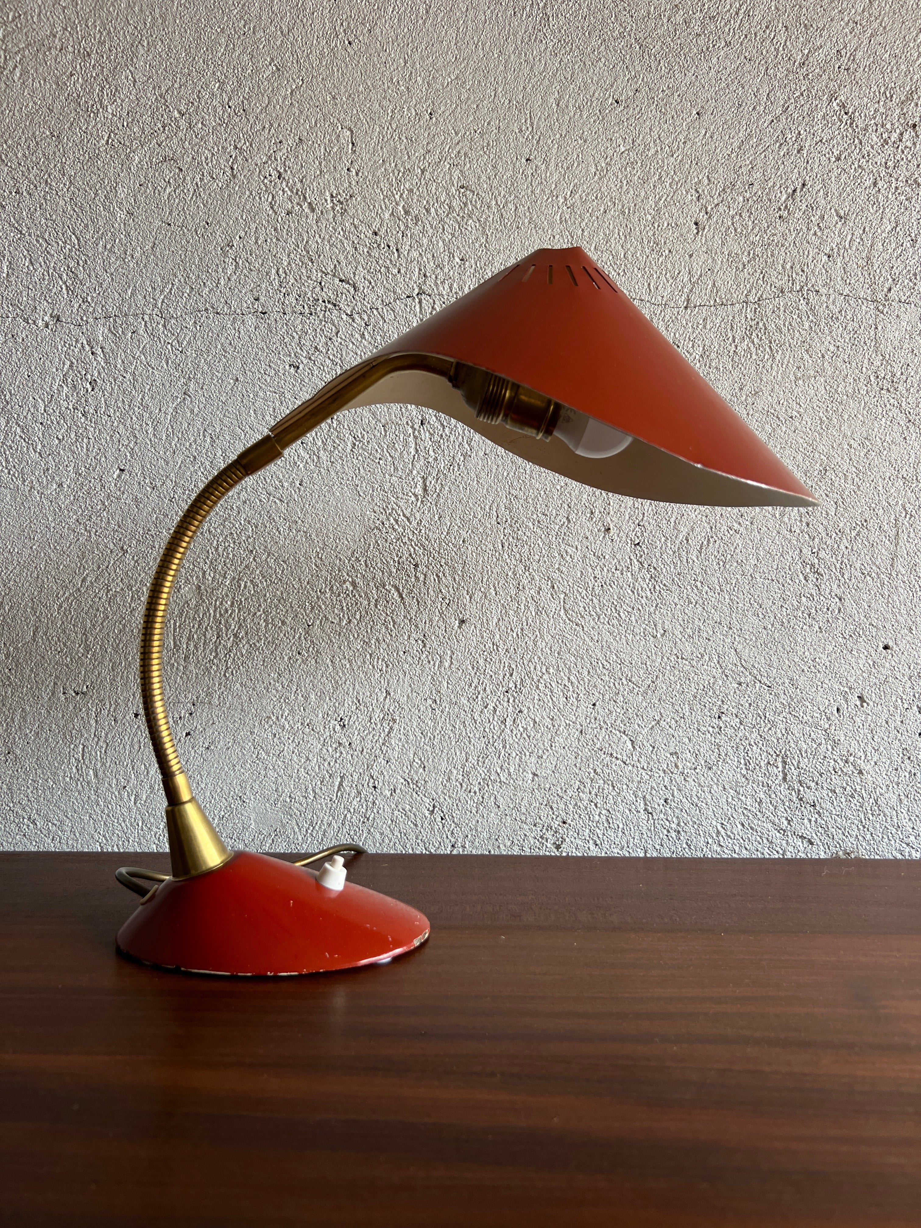 1950s Cosack Cobra Table Lamp By Gecos - Gebrüder Cosack Ligting Germany