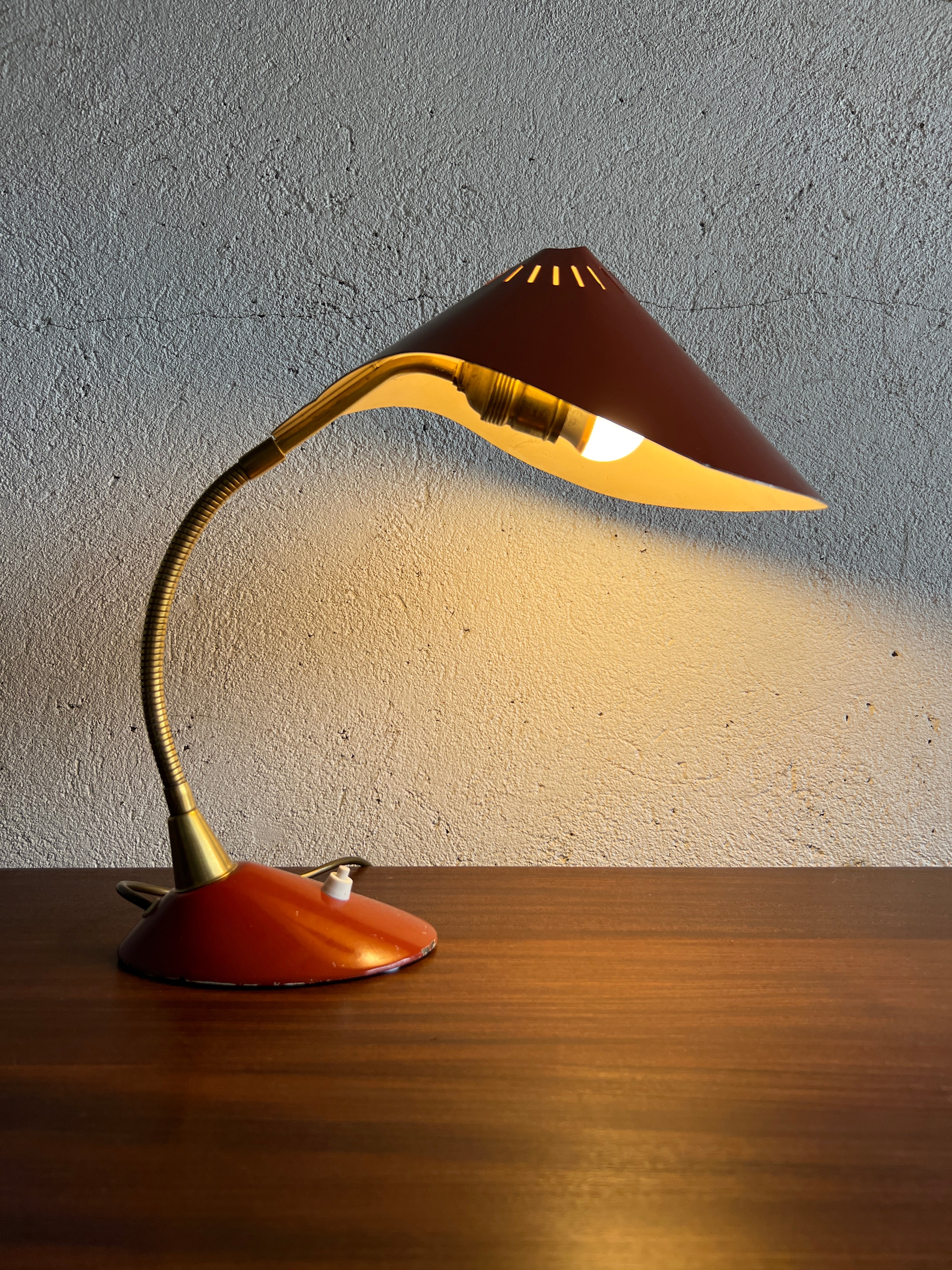 1950s Cosack Cobra Table Lamp By Gecos - Gebrüder Cosack Ligting Germany - Image 2