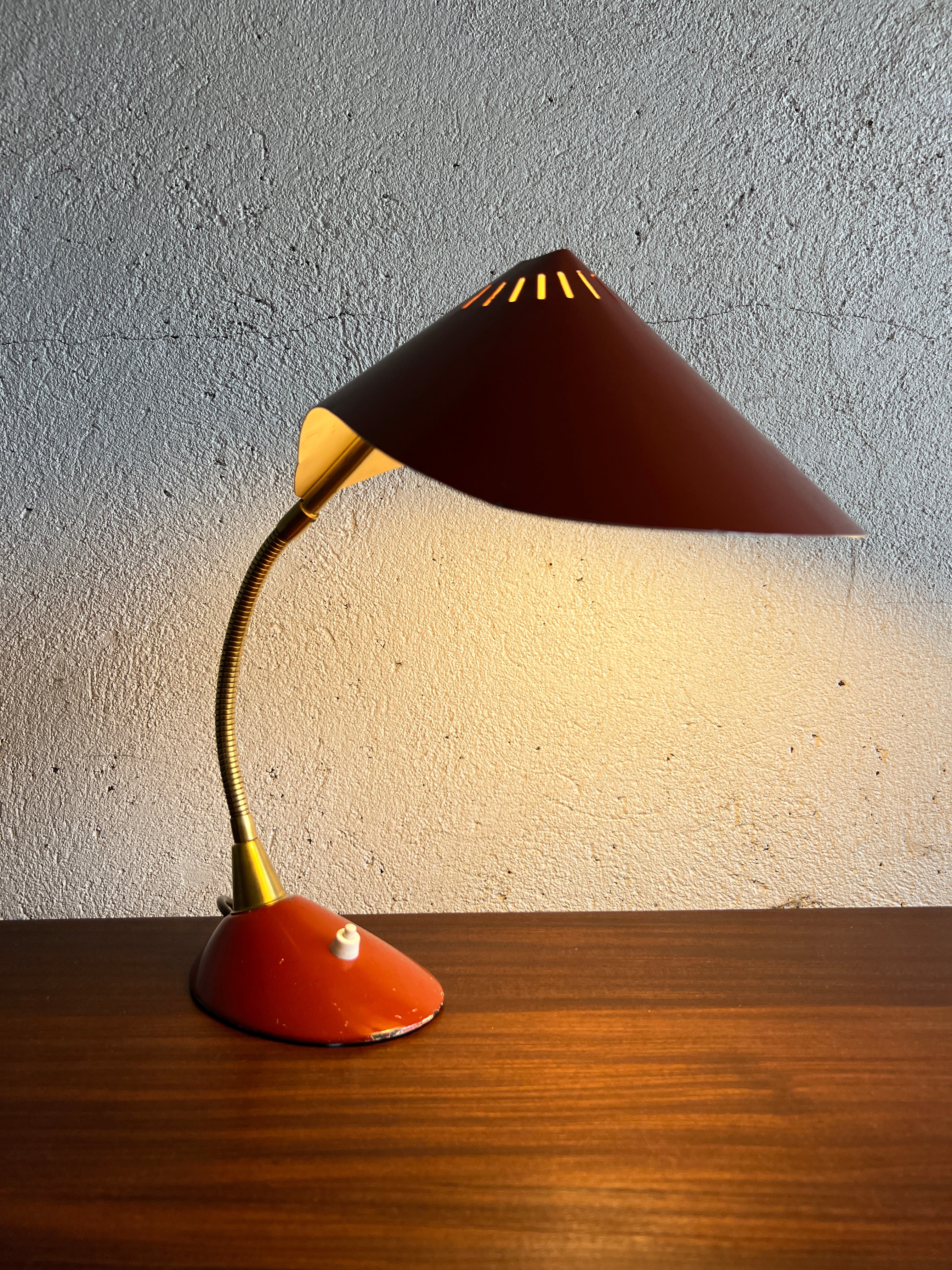 1950s Cosack Cobra Table Lamp By Gecos - Gebrüder Cosack Ligting Germany - Image 3