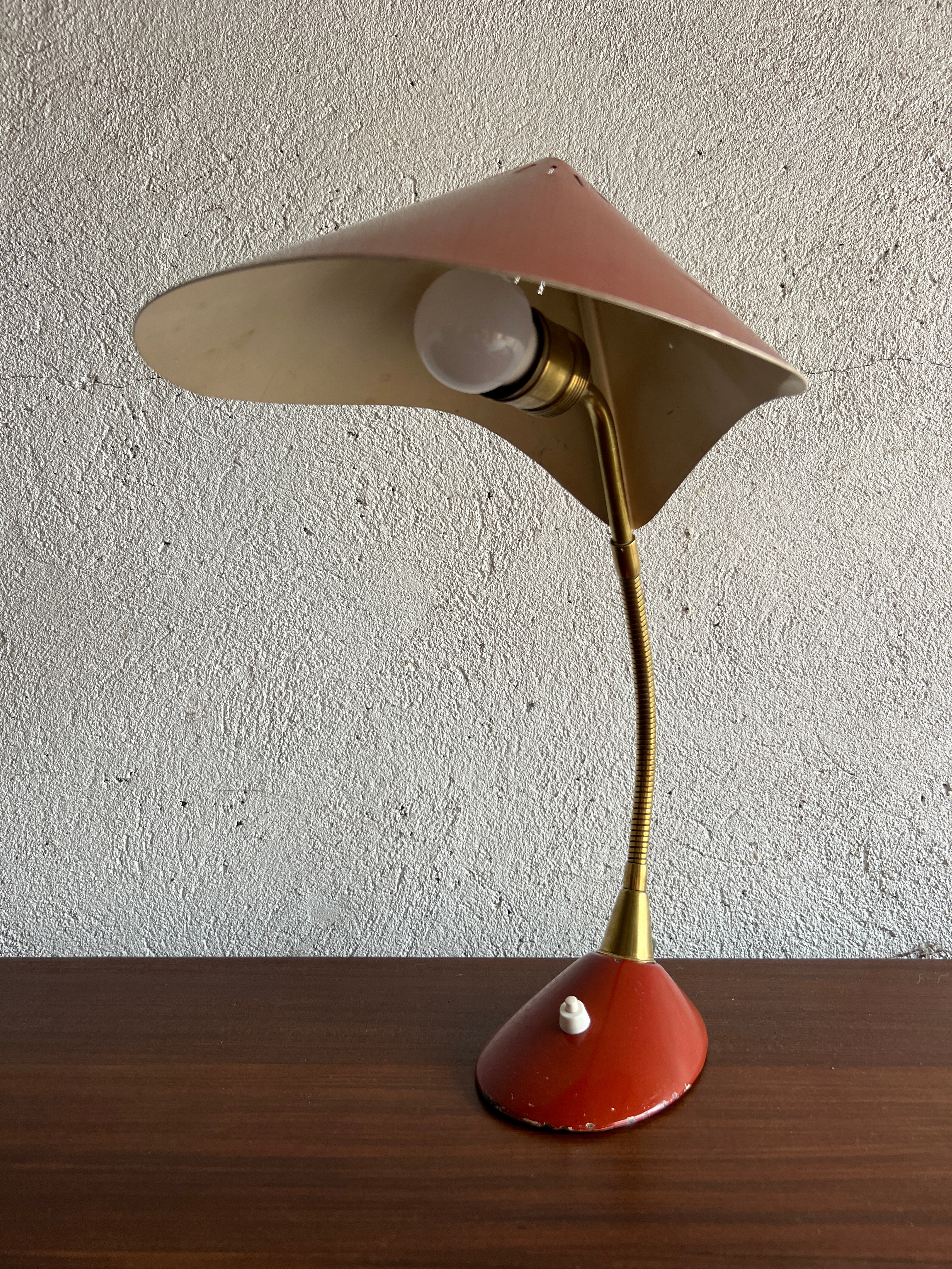 1950s Cosack Cobra Table Lamp By Gecos - Gebrüder Cosack Ligting Germany - Image 5