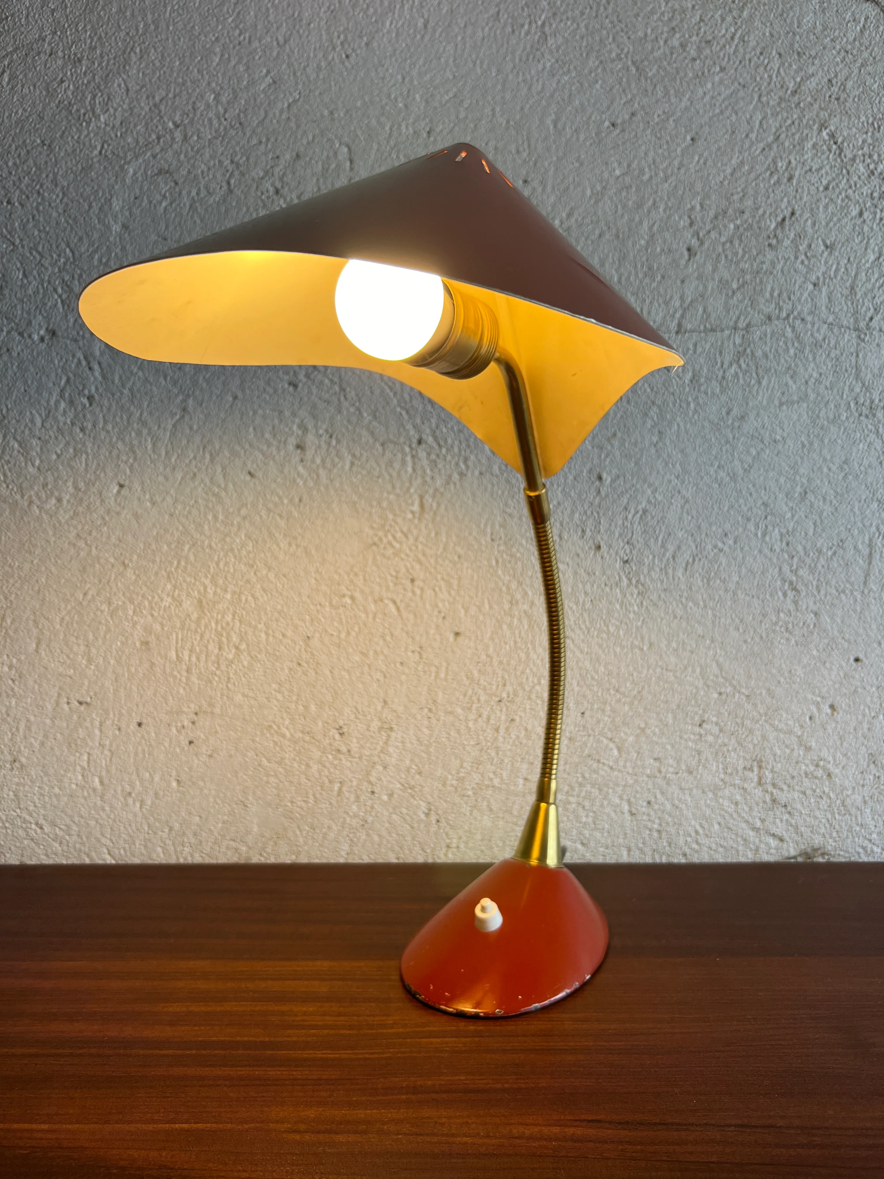 1950s Cosack Cobra Table Lamp By Gecos - Gebrüder Cosack Ligting Germany - Image 6