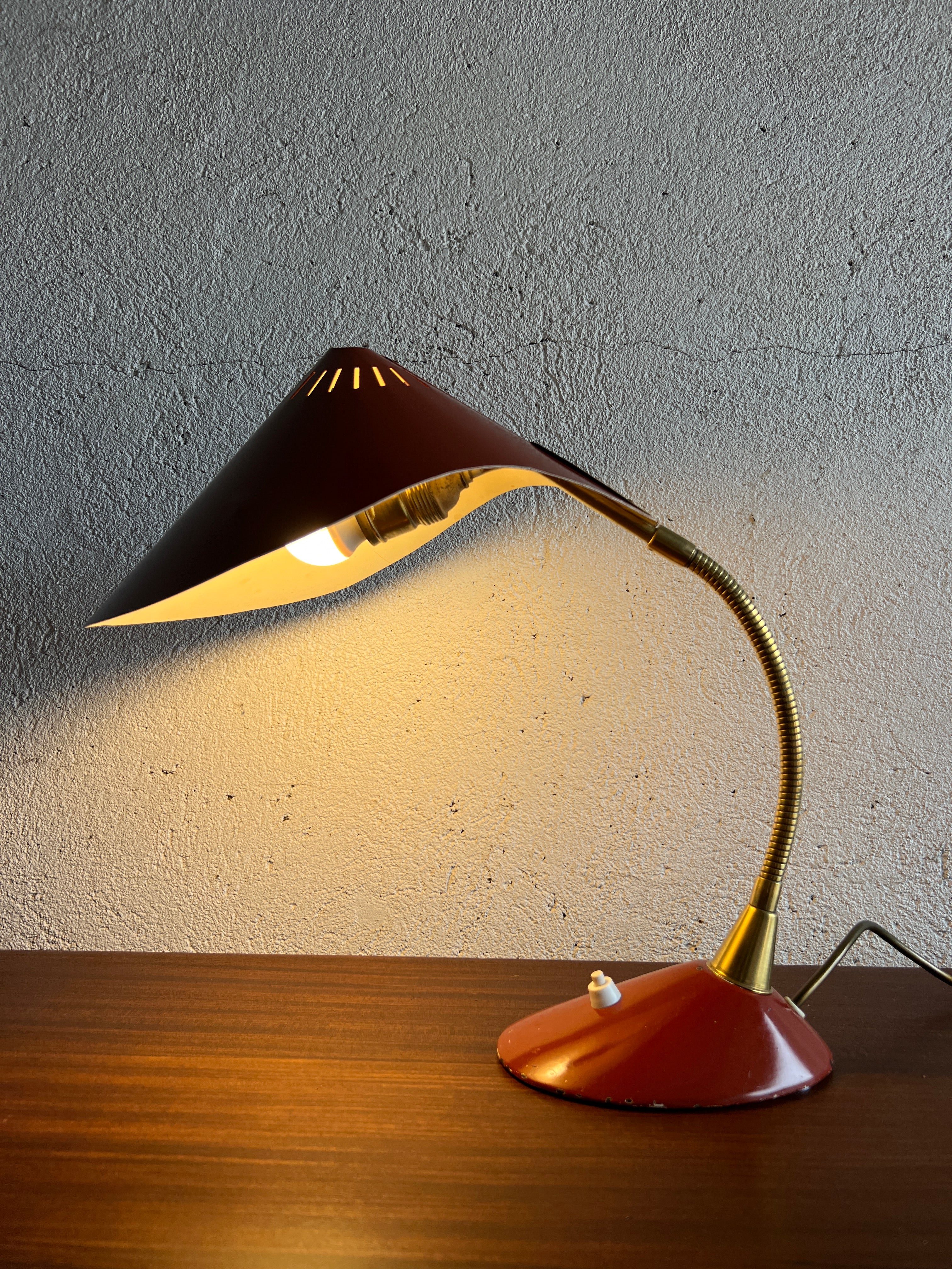 1950s Cosack Cobra Table Lamp By Gecos - Gebrüder Cosack Ligting Germany - Image 9