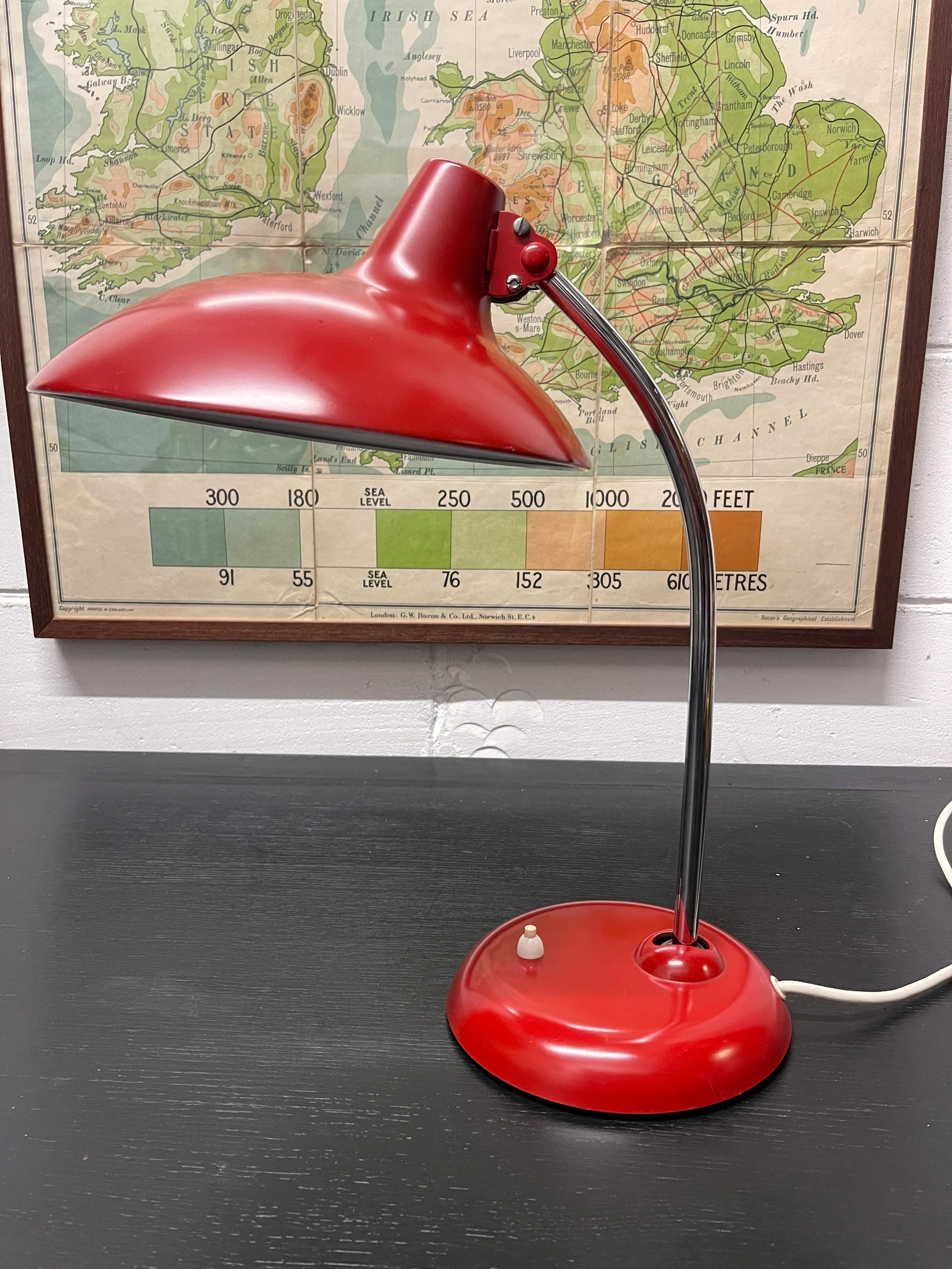 1950s Bauhaus Table Lamp Kaiser Idell Model 6786 By Christian Dell - Image 3