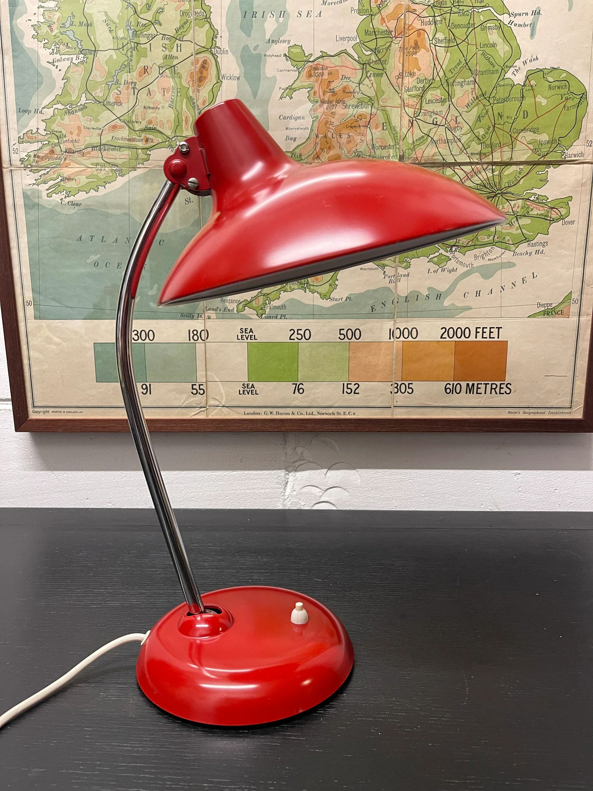 1950s Bauhaus Table Lamp Kaiser Idell Model 6786 By Christian Dell - Image 6